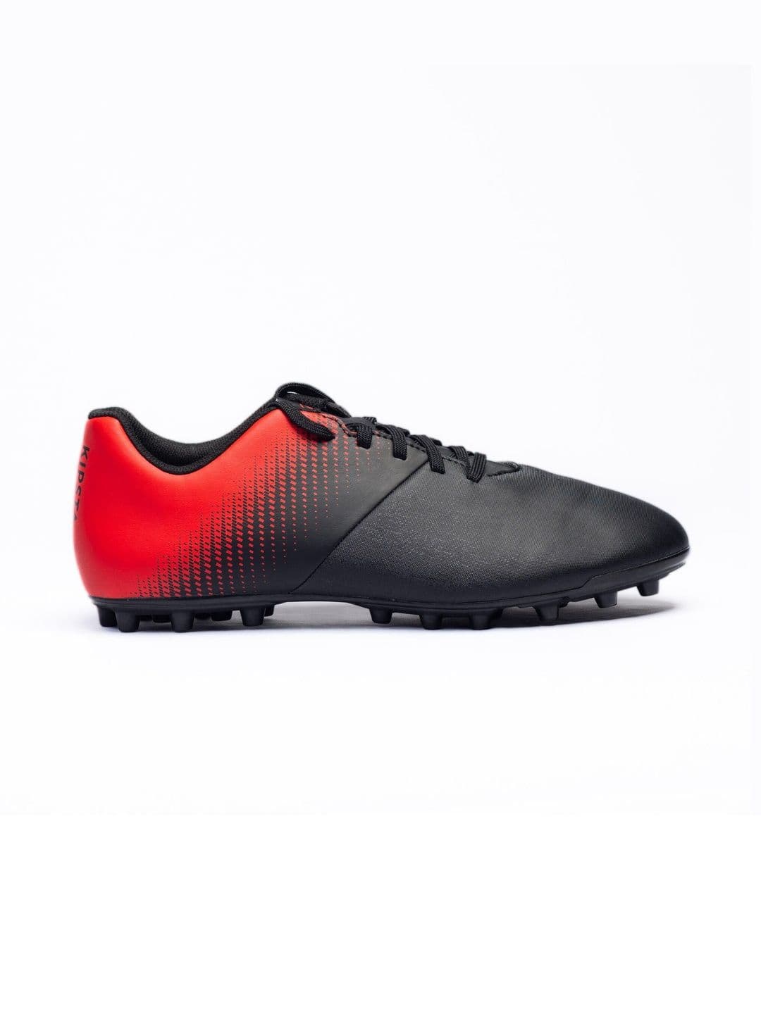 Decathlon Kipsta - Men Black Red Agility 100 Abrasion Resistance Football Shoes - view 1