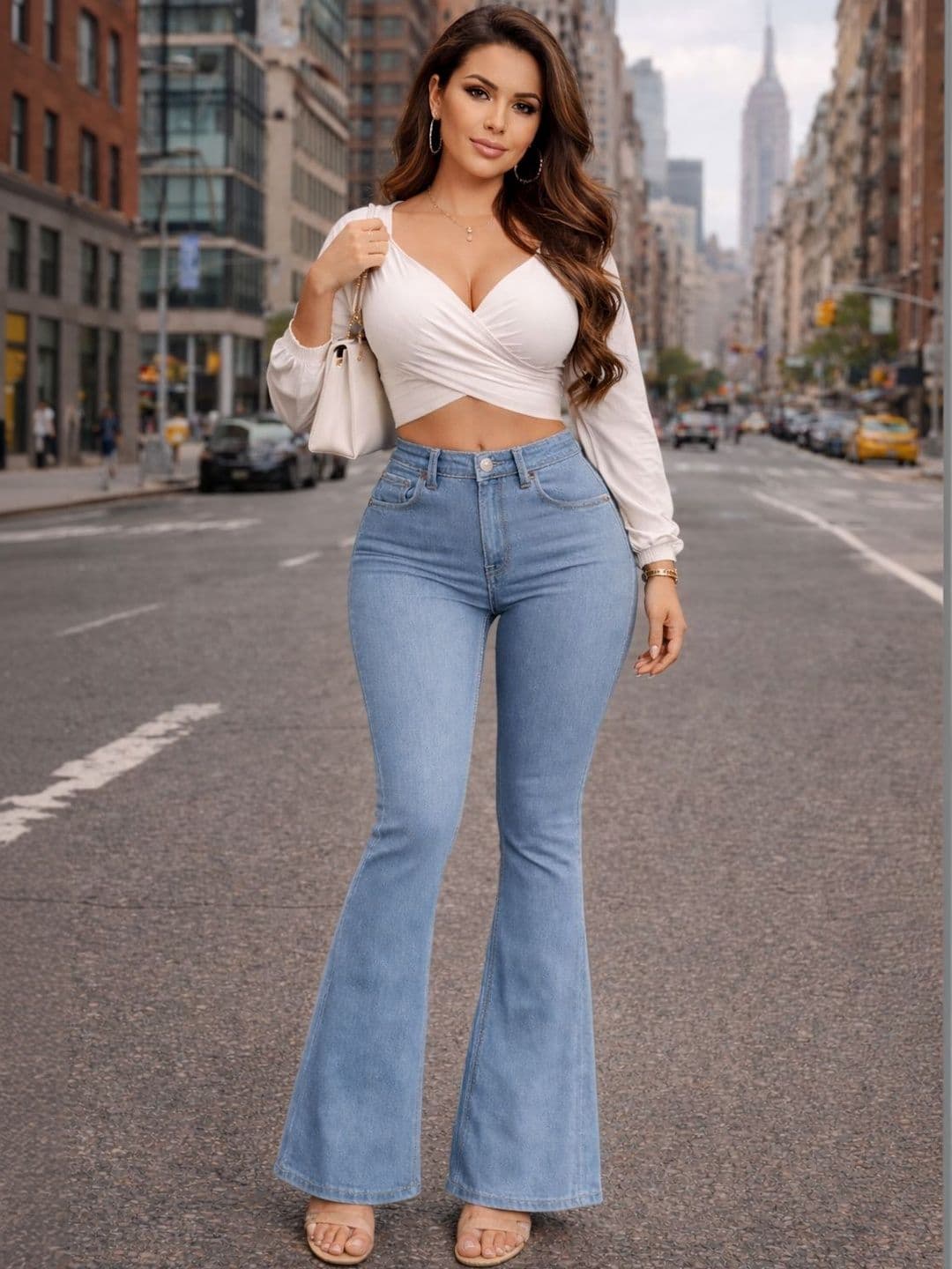 KASHIANXSTYLE Women Bootilicious Bootcut High-Rise Stretchable Jeans - view 1