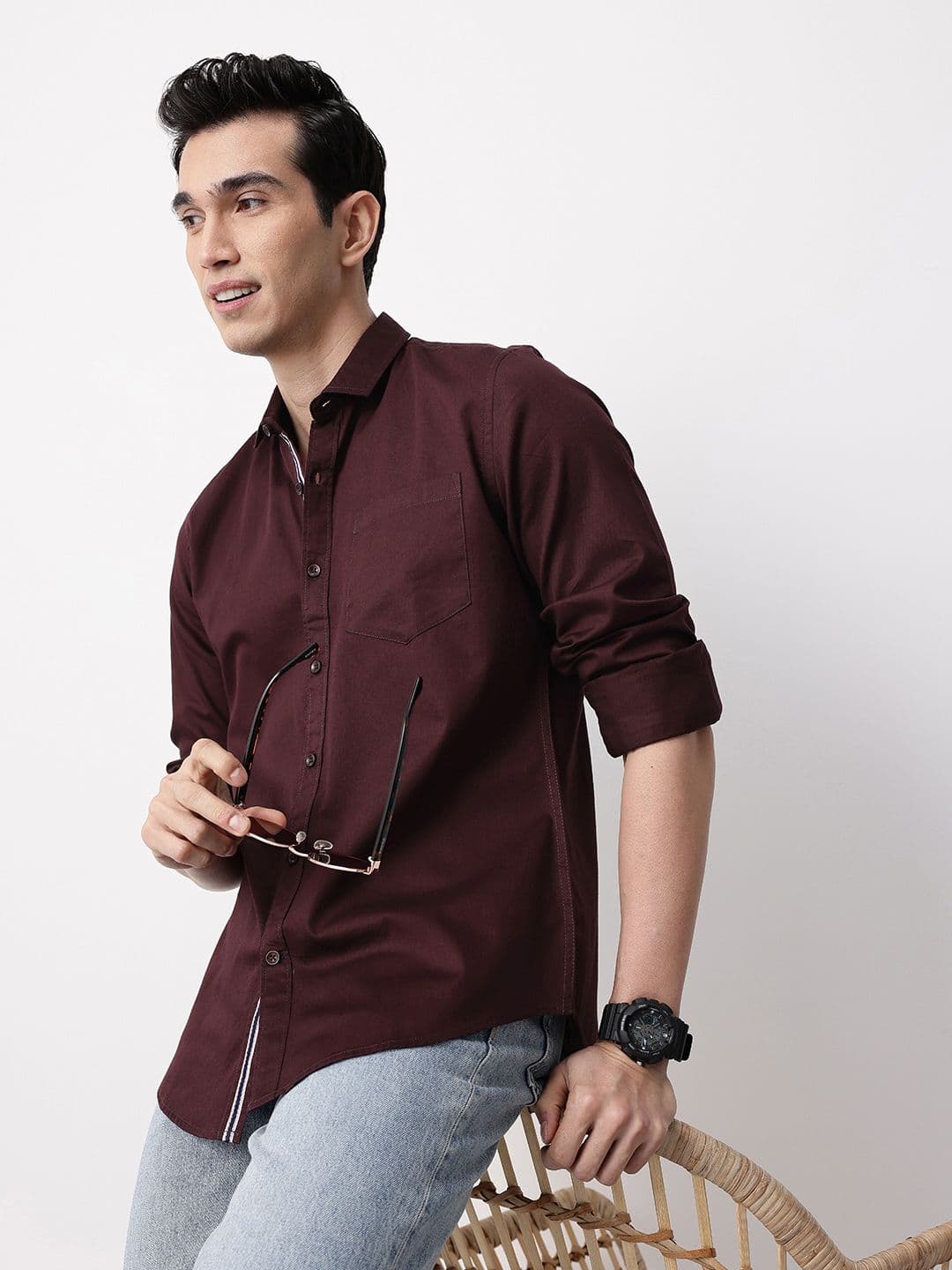 Mast & Harbour Pure Cotton Casual Shirt - view 1