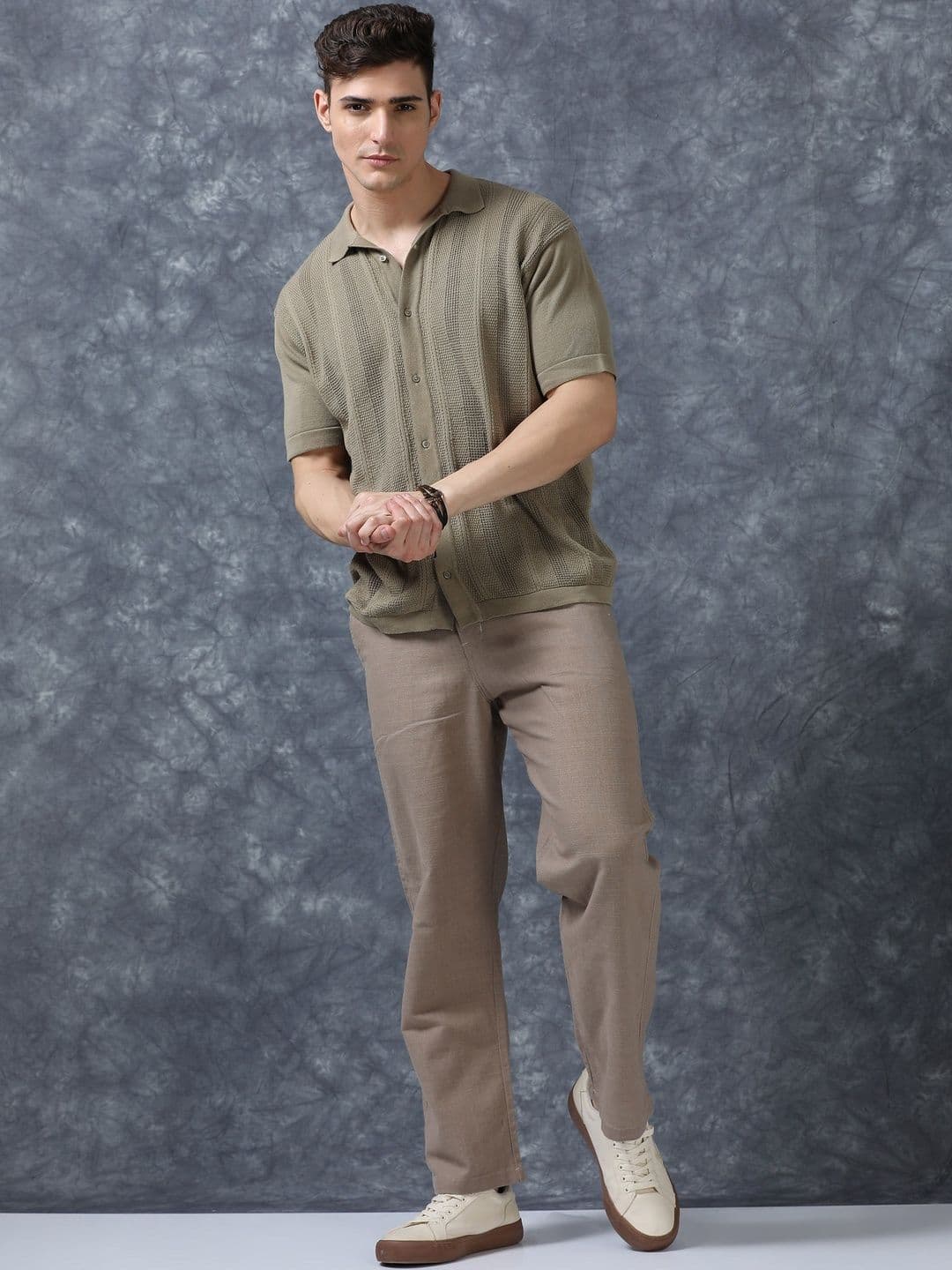 The Roadster Lifestyle Co Men Relaxed Fit Trousers