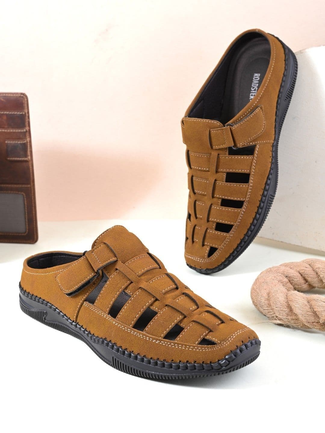 The Roadster Lifestyle Co Men Velcro Comfort Sandals - view 1