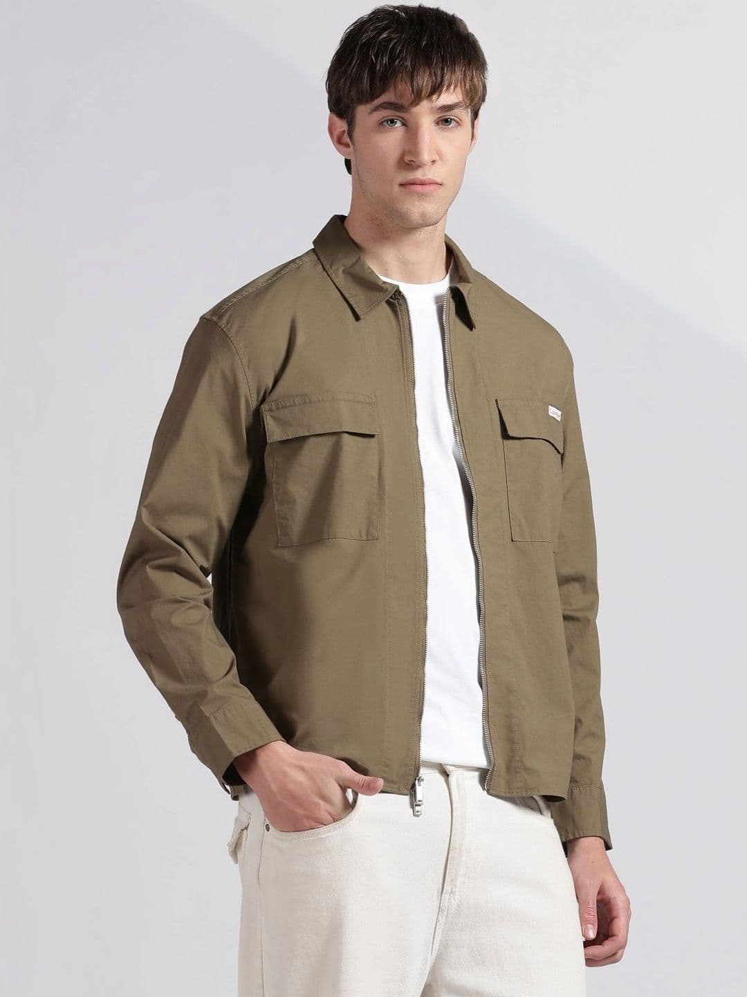 Calvin Klein Jeans Men Open Front Jacket - view 1
