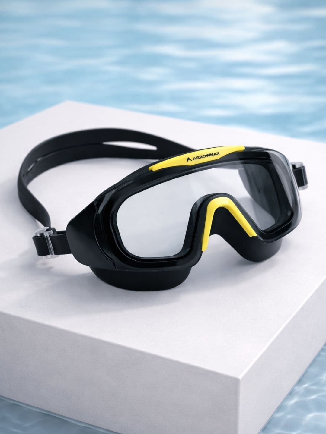ARROWMAX Silicone Wide Swimming Goggles