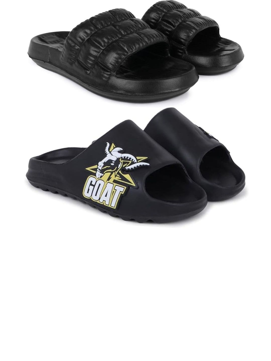 KAPYANSH Men Printed Sliders - view 1