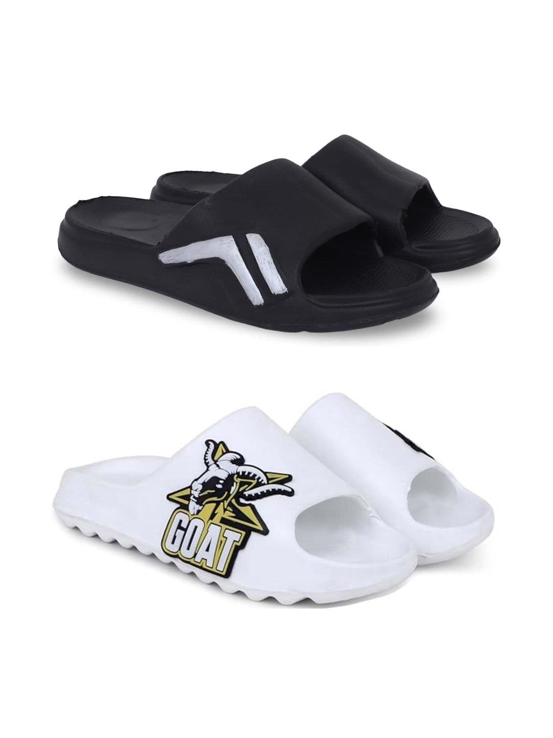 KAPYANSH Men Printed Sliders - view 1