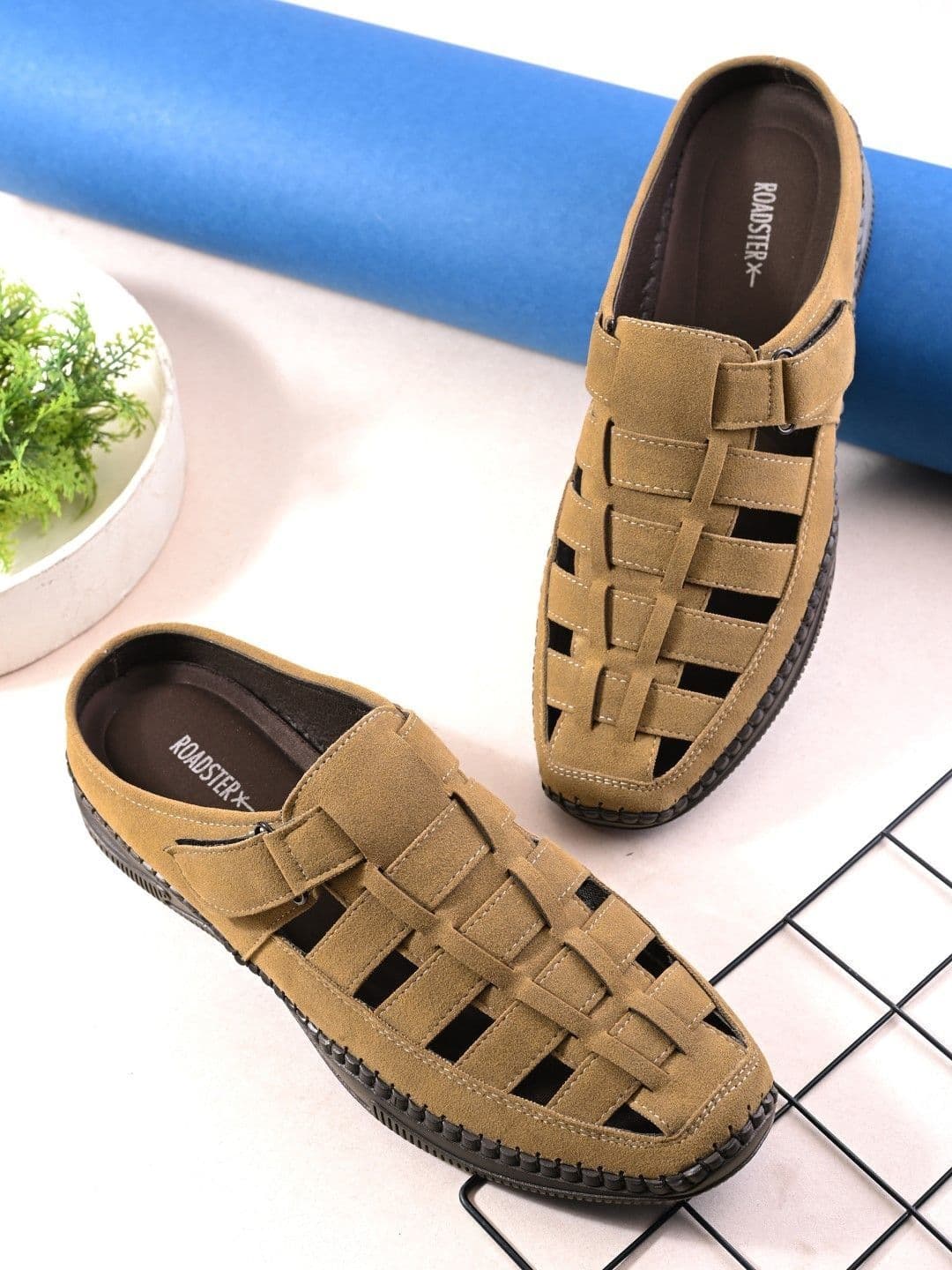The The Roadster Lifestyle Co Men Velcro Comfort Sandals - view 1