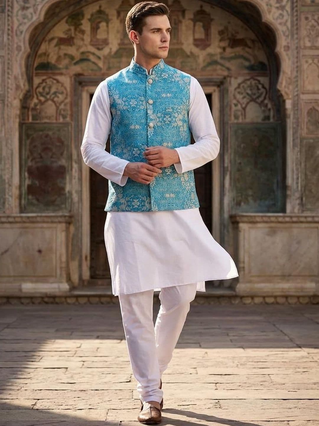 Anouk Printed Nehru Jackets - view 1