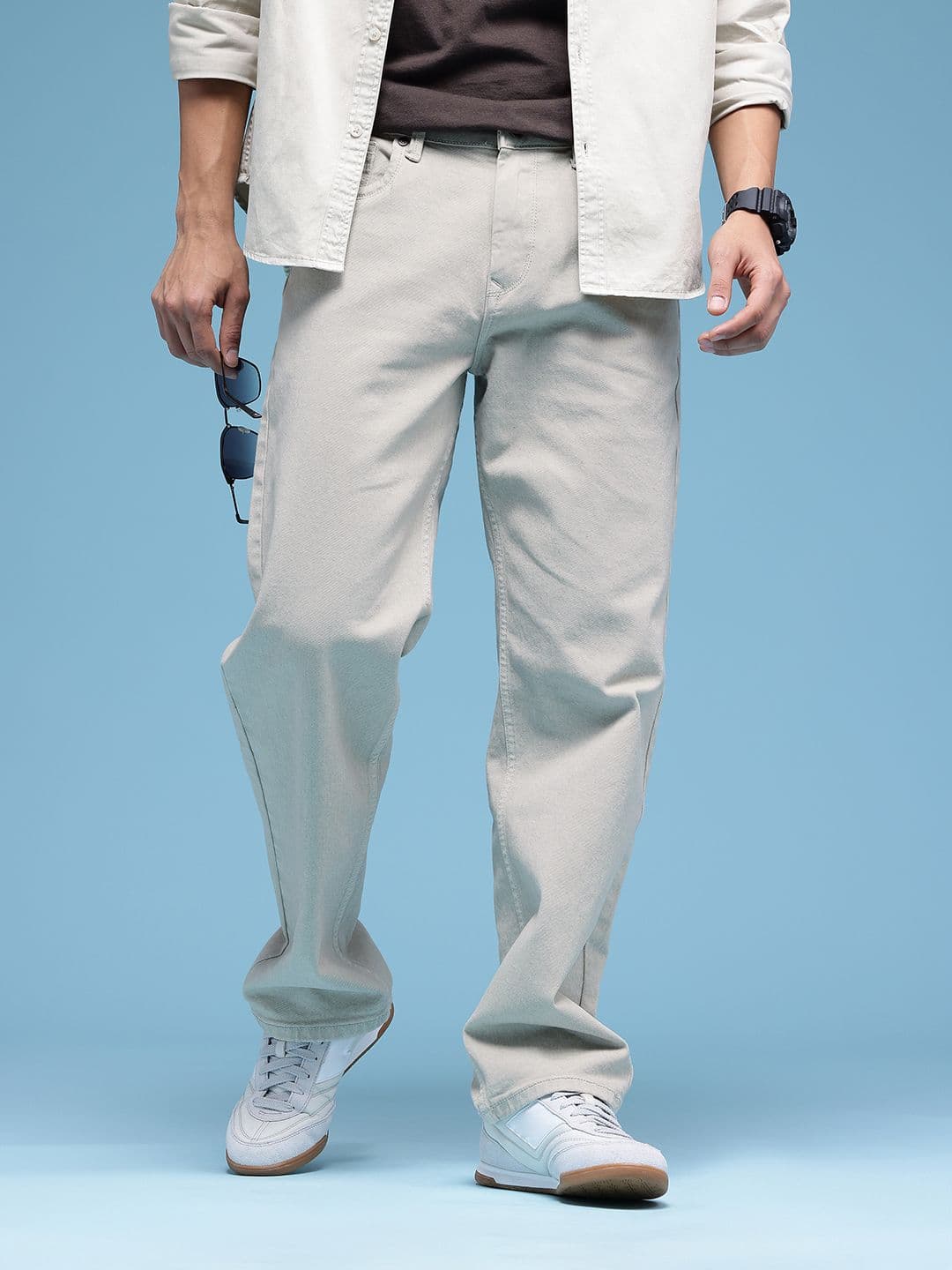 HERE&NOW Men Straight Fit Stretchable Jeans - view 1