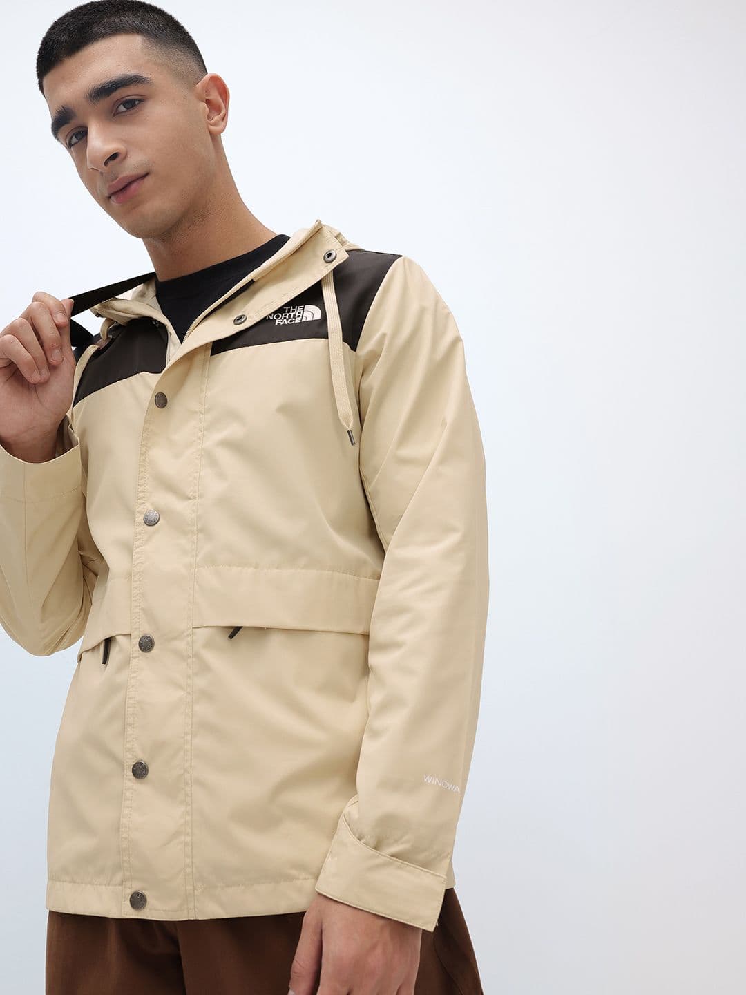 The North Face Colourblocked Hooded WindWall & DWR Sporty Jacket - view 1