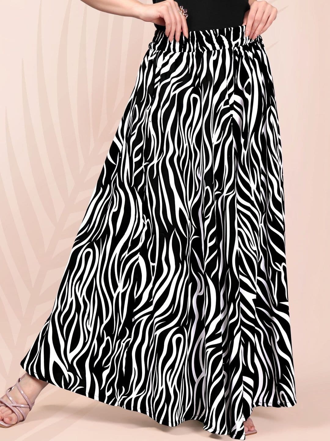 DRESQUE STORE Women Animal Printed Crepe Palazzos - view 1