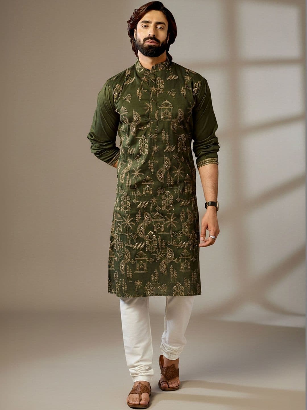 RANGRAAG Mandarin Collar Mandarin Collar Kurta - view 1