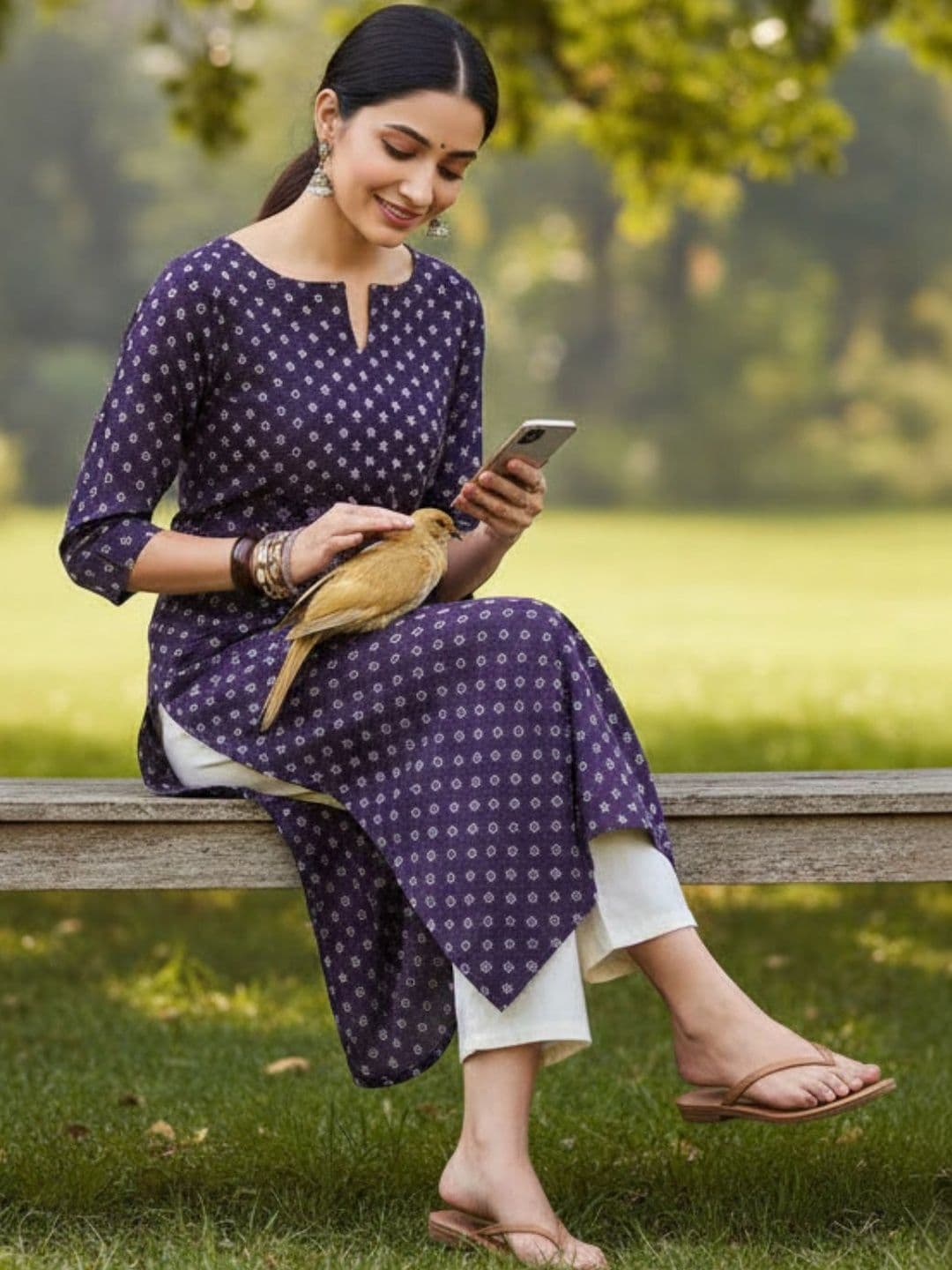 Milvia Women Floral Printed Floral Kurta - view 1
