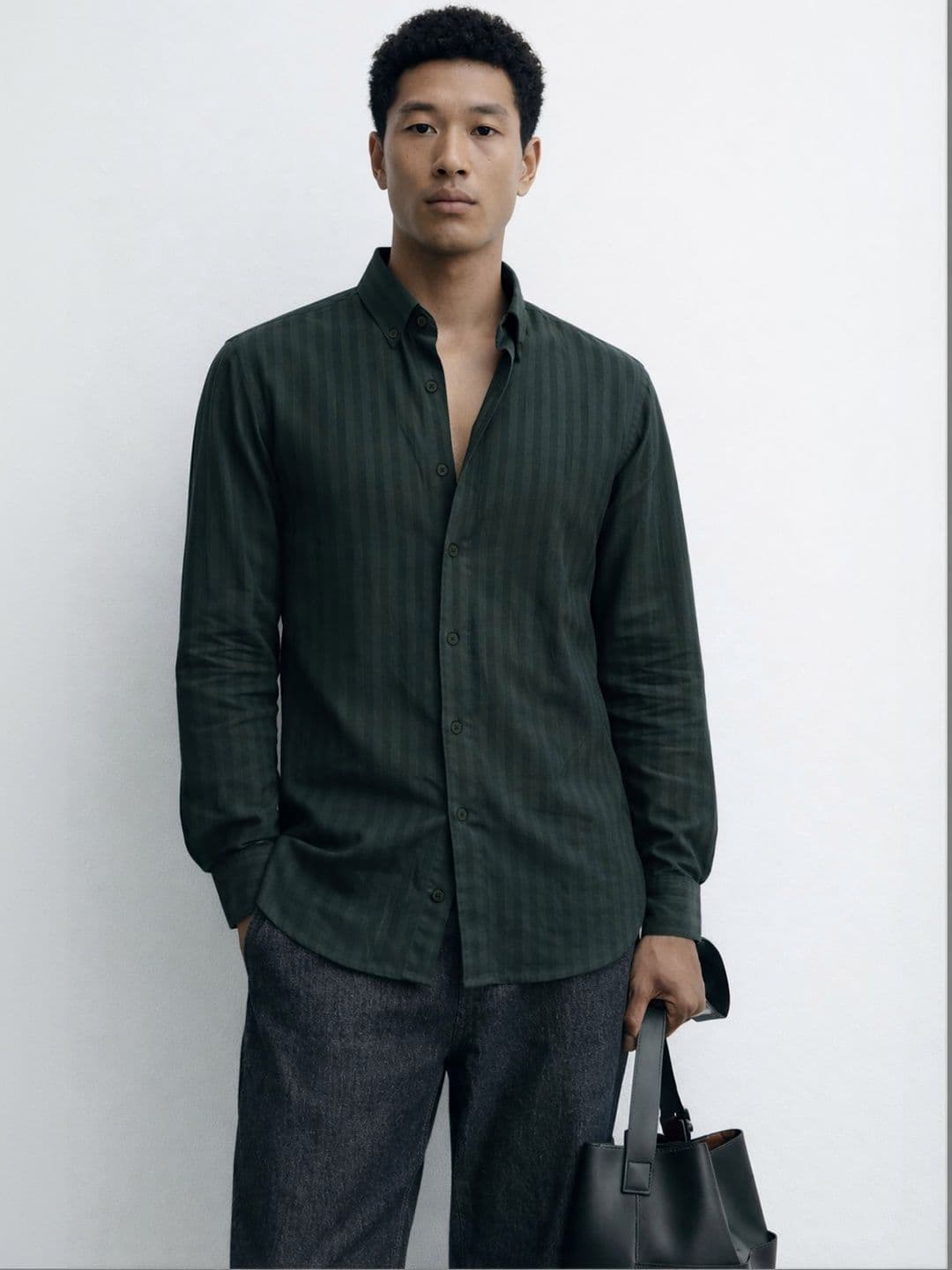MISCHIEF MONKEY Men Striped Casual Shirt - view 1