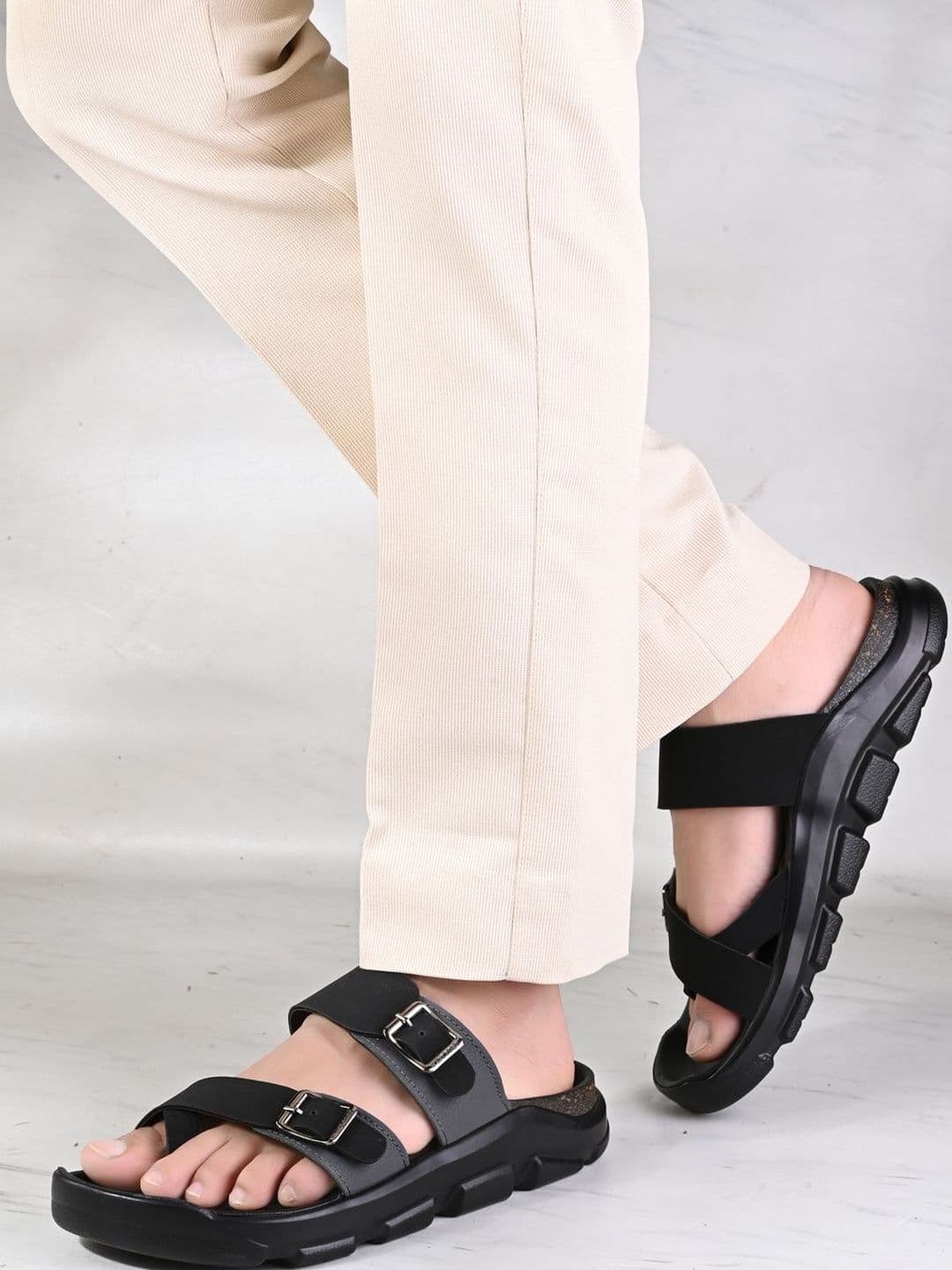 West Port Men PU Fashion Sandals - view 1