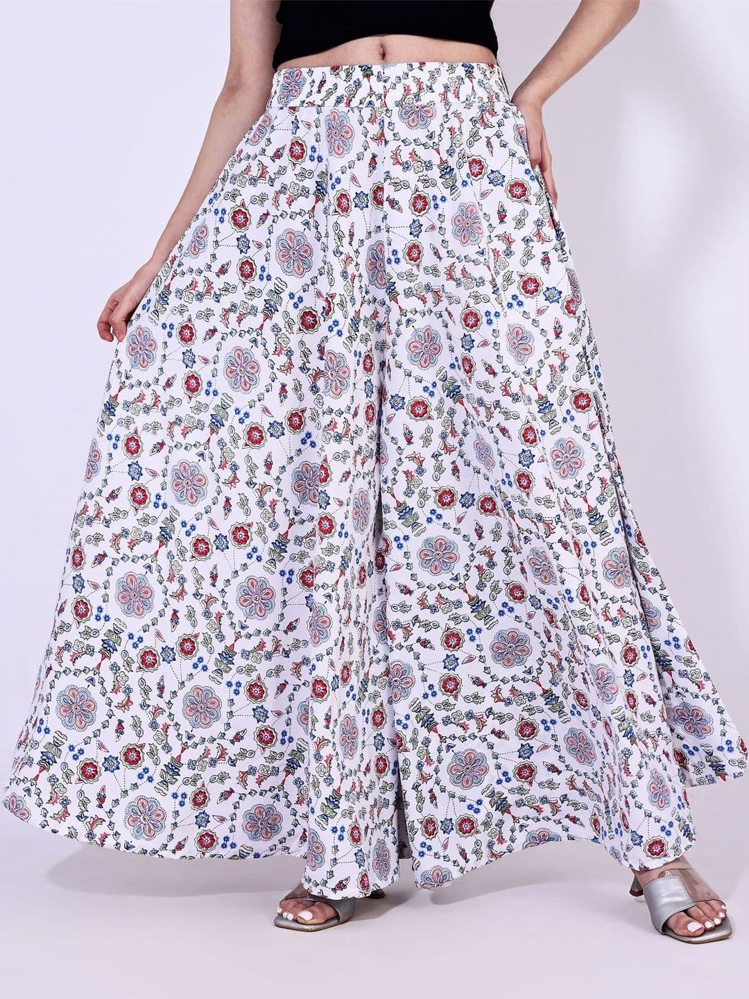 DRESQUE STORE Women Ethnic Motifs Printed Flared Ethnic Palazzos - view 1
