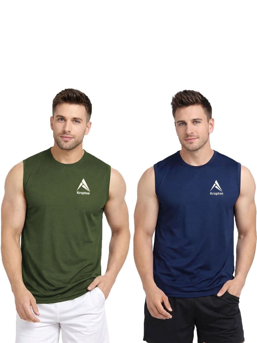 Kroptee Pack of 2 Gym Vest - view 1