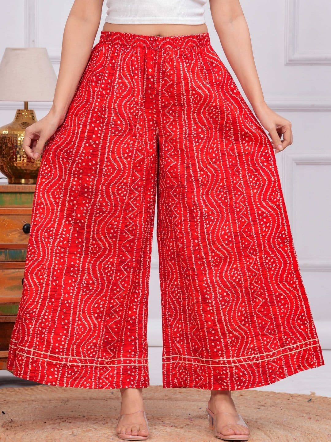 Meeranshi Women Ethnic Motifs Printed Ethnic Palazzos - view 1