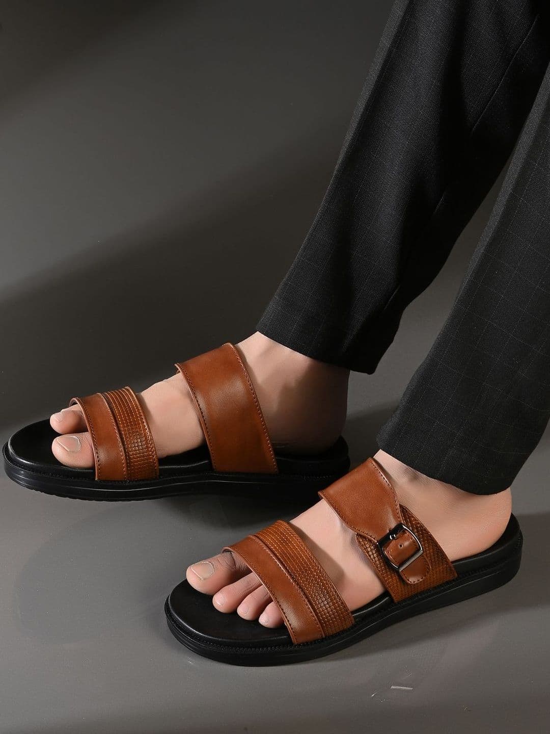 Valentino Men PU Fashion Sandals - view 1