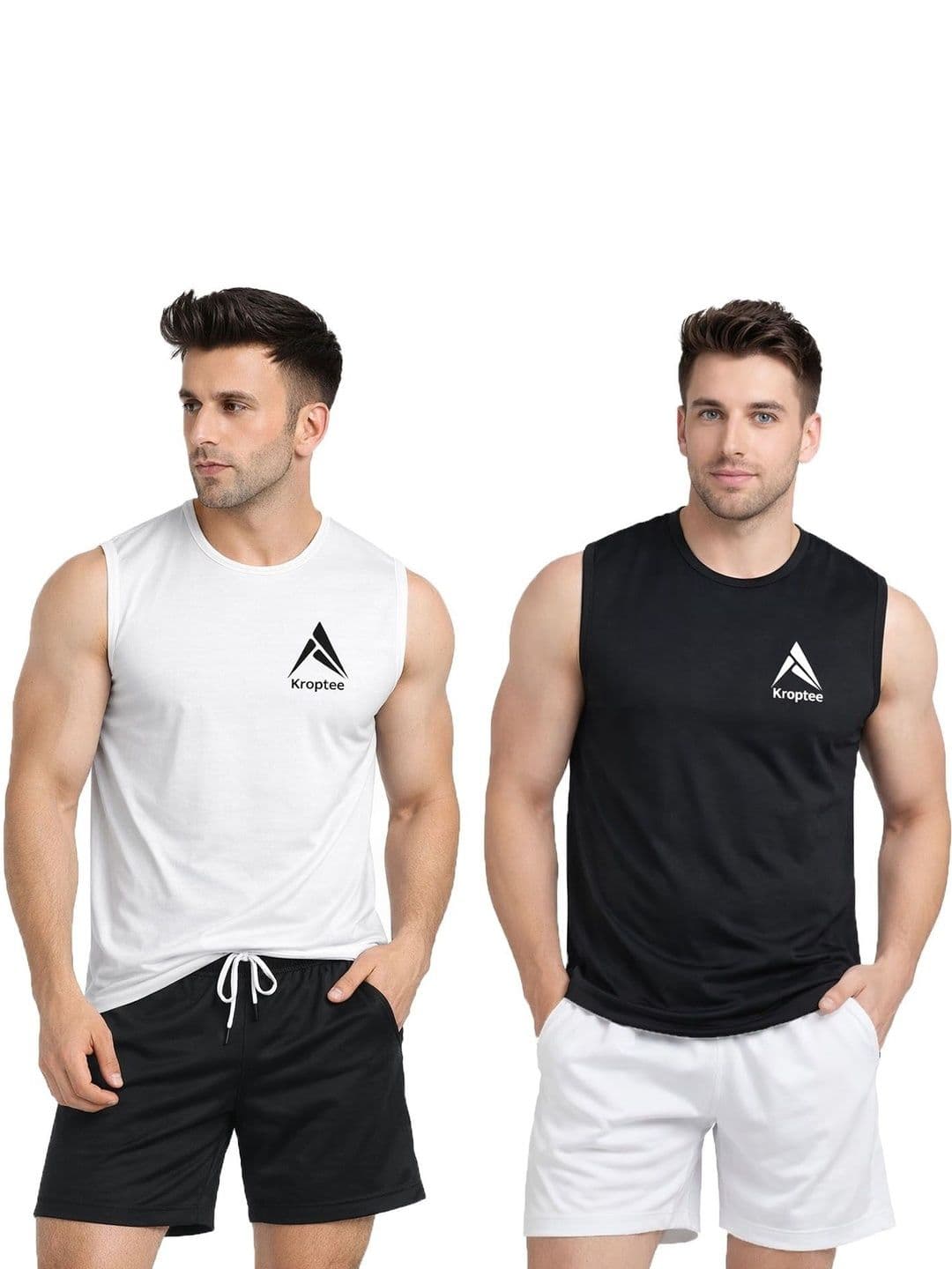 Kroptee Pack of 2 Gym Vest - view 1