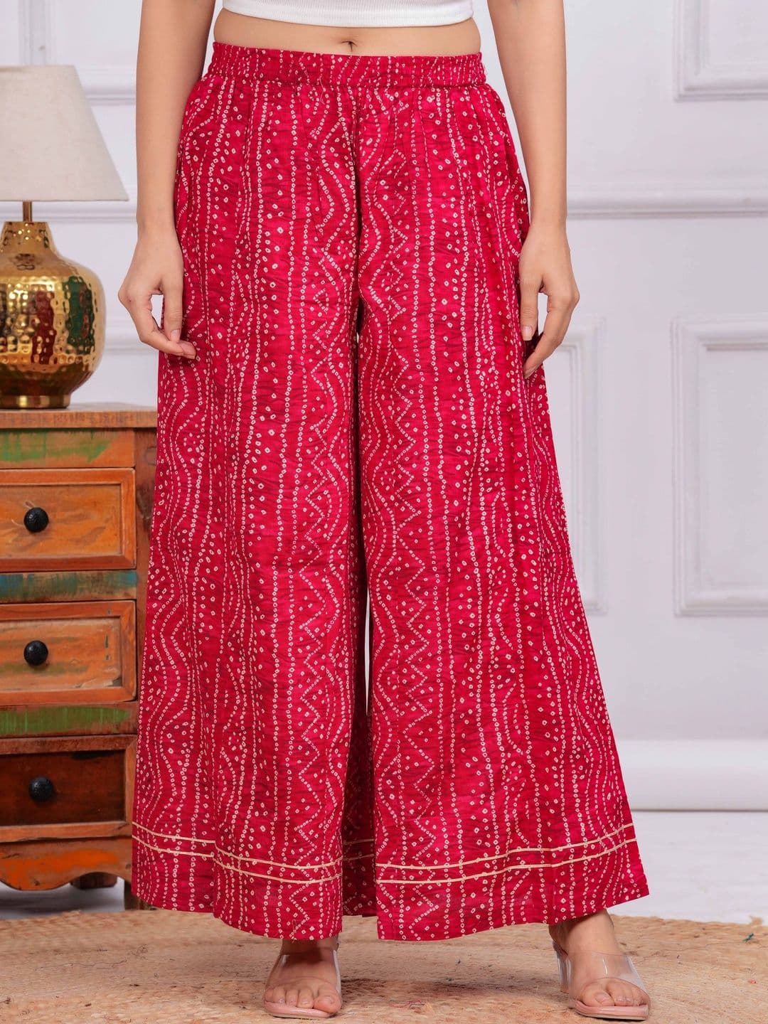 Meeranshi Women Ethnic Motifs Printed Ethnic Palazzos - view 1