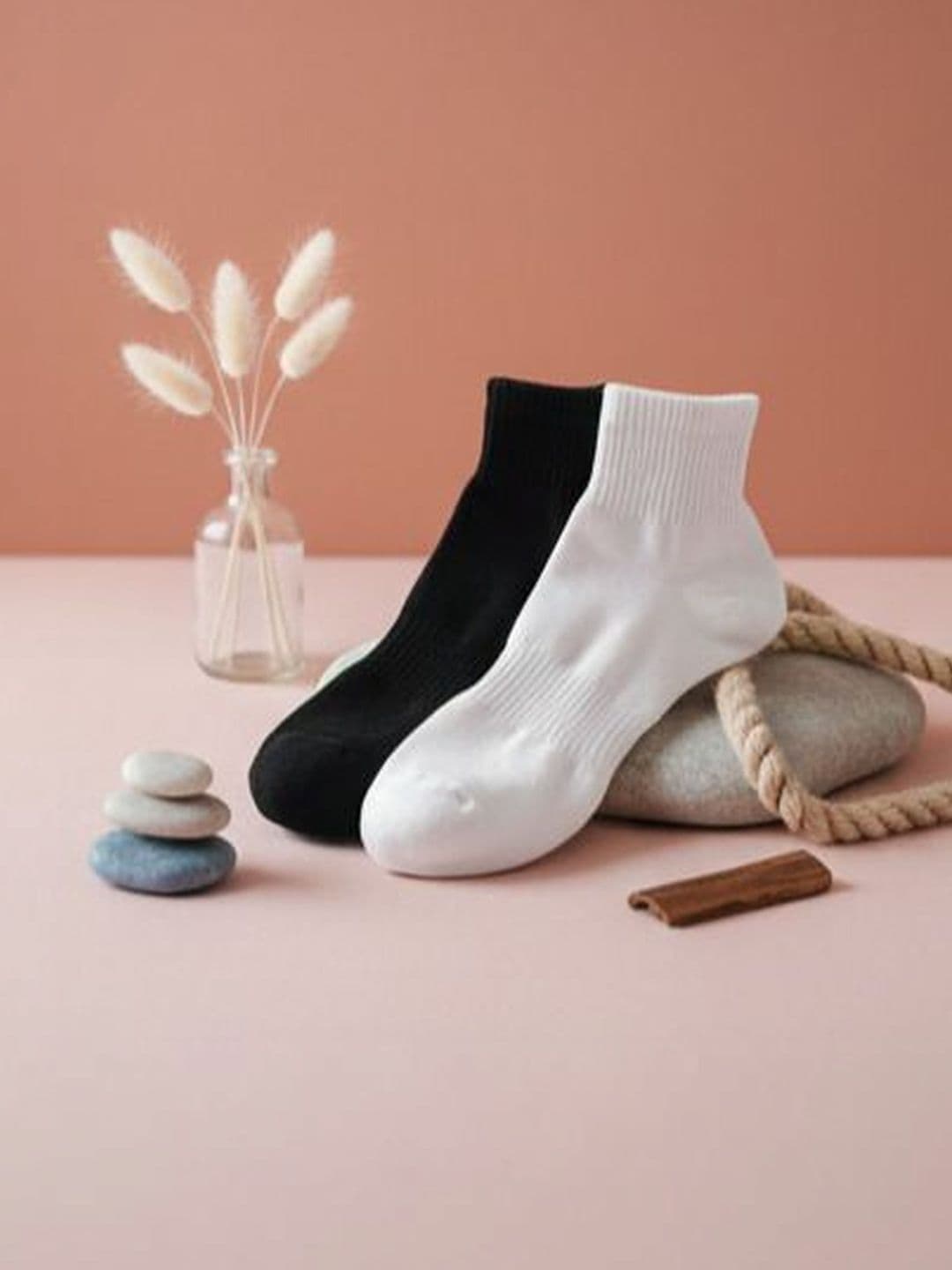 Moda Rapido Men Pack of 2 Cotton Blend Assorted Ankle Length Socks - view 1