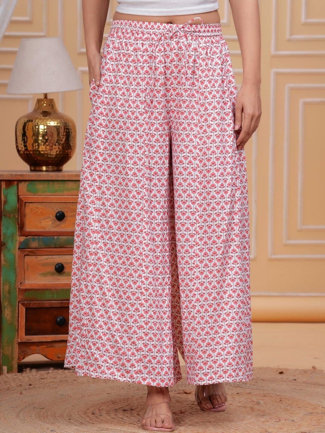 Meeranshi Women Floral Printed Ethnic Palazzos - view 1