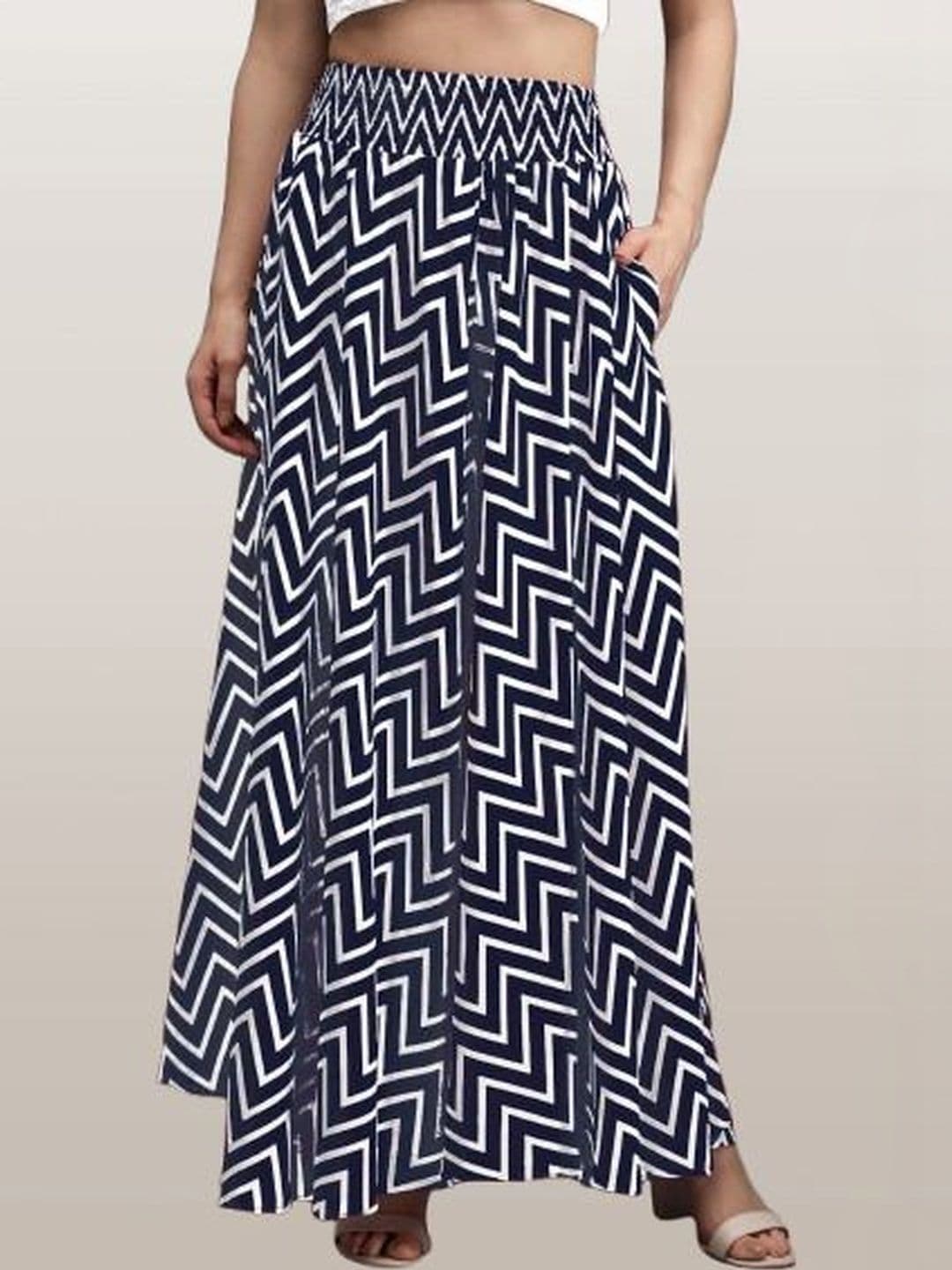 SCUBE DESIGNS Women Printed Flared Ethnic Palazzos - view 1