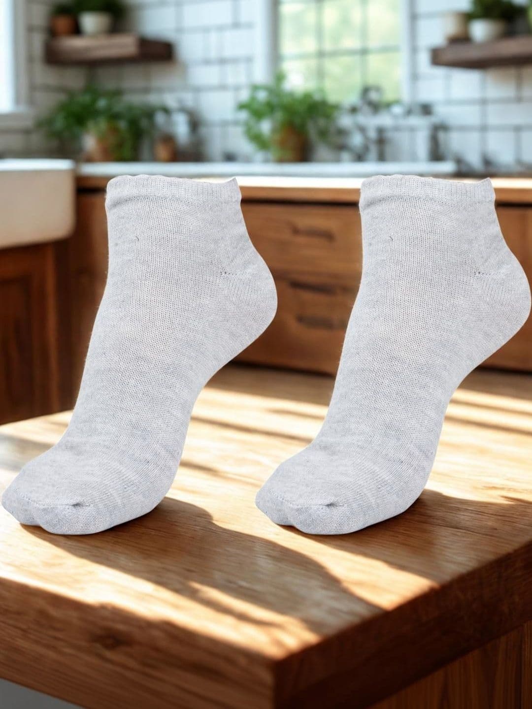 MJE Men Pack of 2 Cotton Blend Ankle Length Socks - view 1
