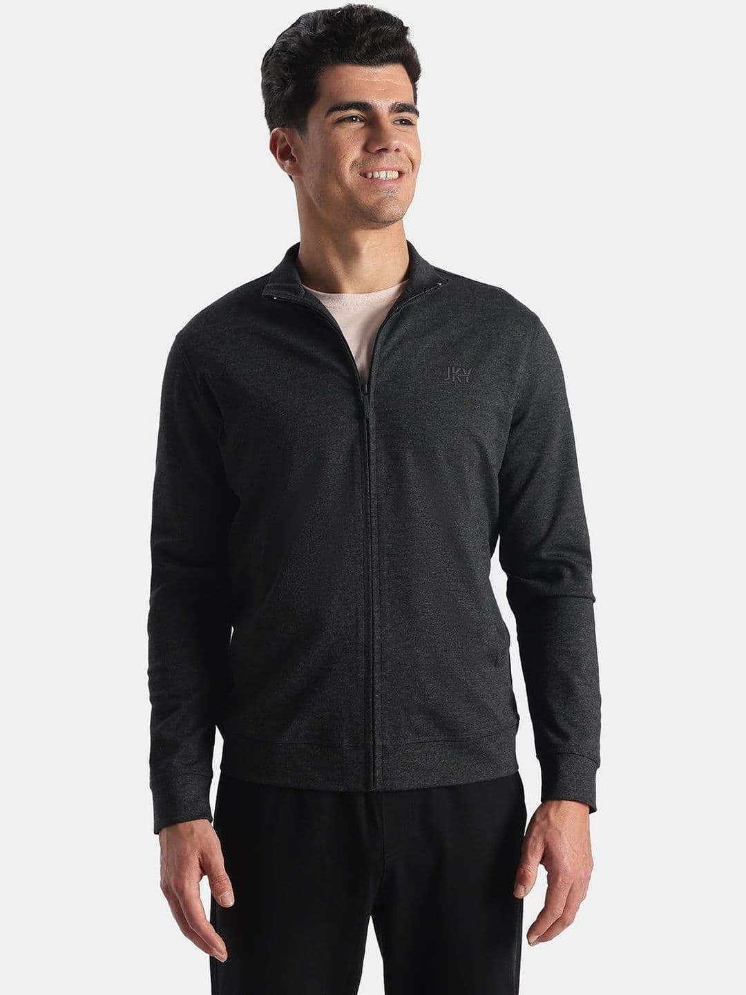 Jockey Rayon Nylon Elastane Stretch Jacket with Ribbed Cuffs - AM89 - view 1