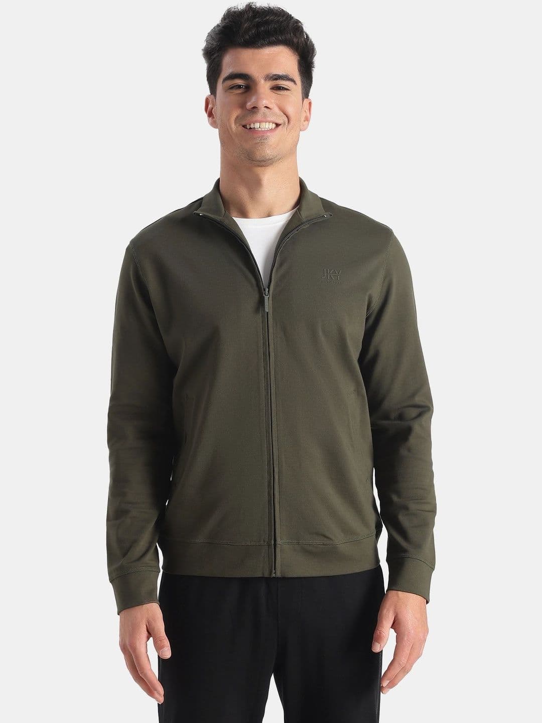 Jockey Rayon Nylon Elastane Stretch Jacket with Ribbed Cuffs - AM89 - view 1