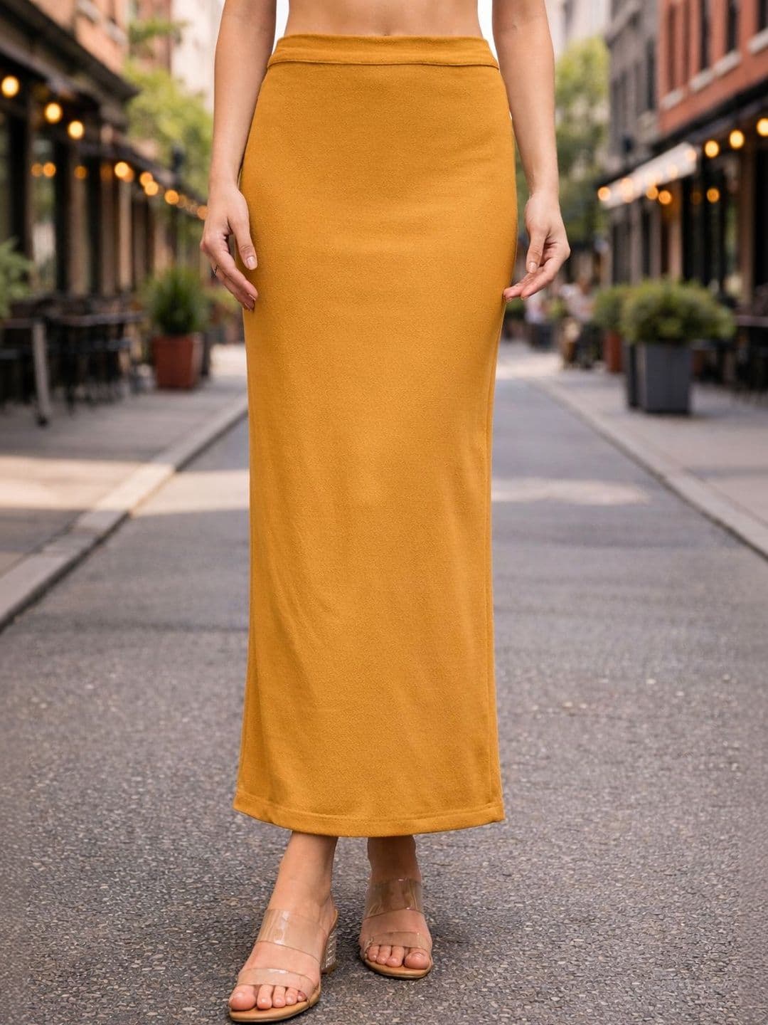 KASHIAN Women Back Slit Maxi Pencil Skirt - view 1