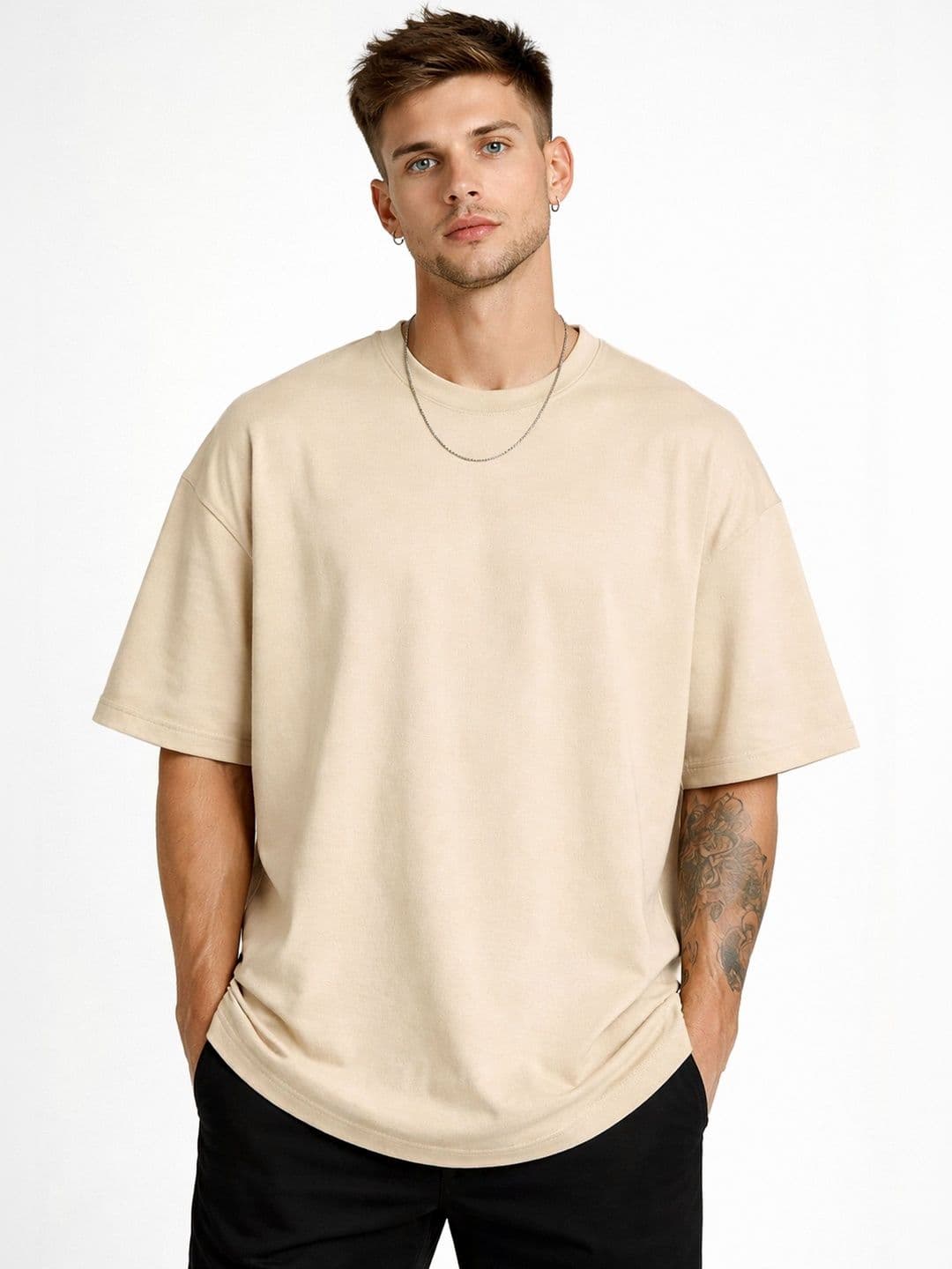 SZN Men Oversized Drop-Shoulder T-shirt - view 1