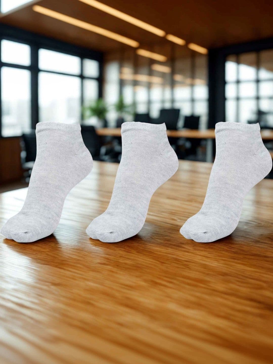 MJE Men Pack of 3 Shoe Liners Socks - view 1