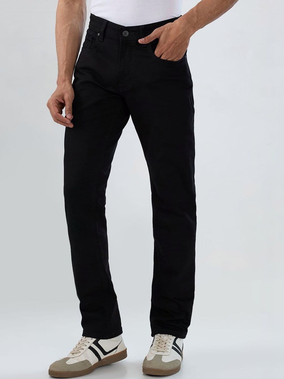 SPYKAR Men Rovers Regular Fit Mid-Rise Stretchable Jeans - view 1