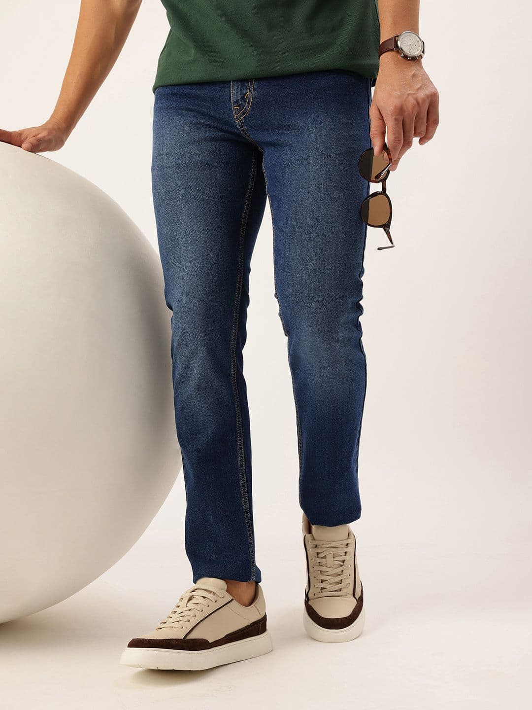 Nautica Men Slim Fit Light Fade Stretchable Jeans - view 1