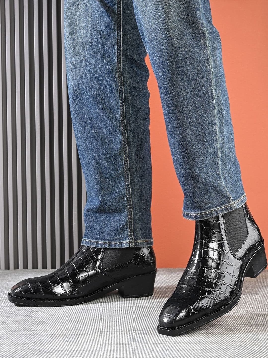 FAV SHOES Men Textured Leather Core - view 1