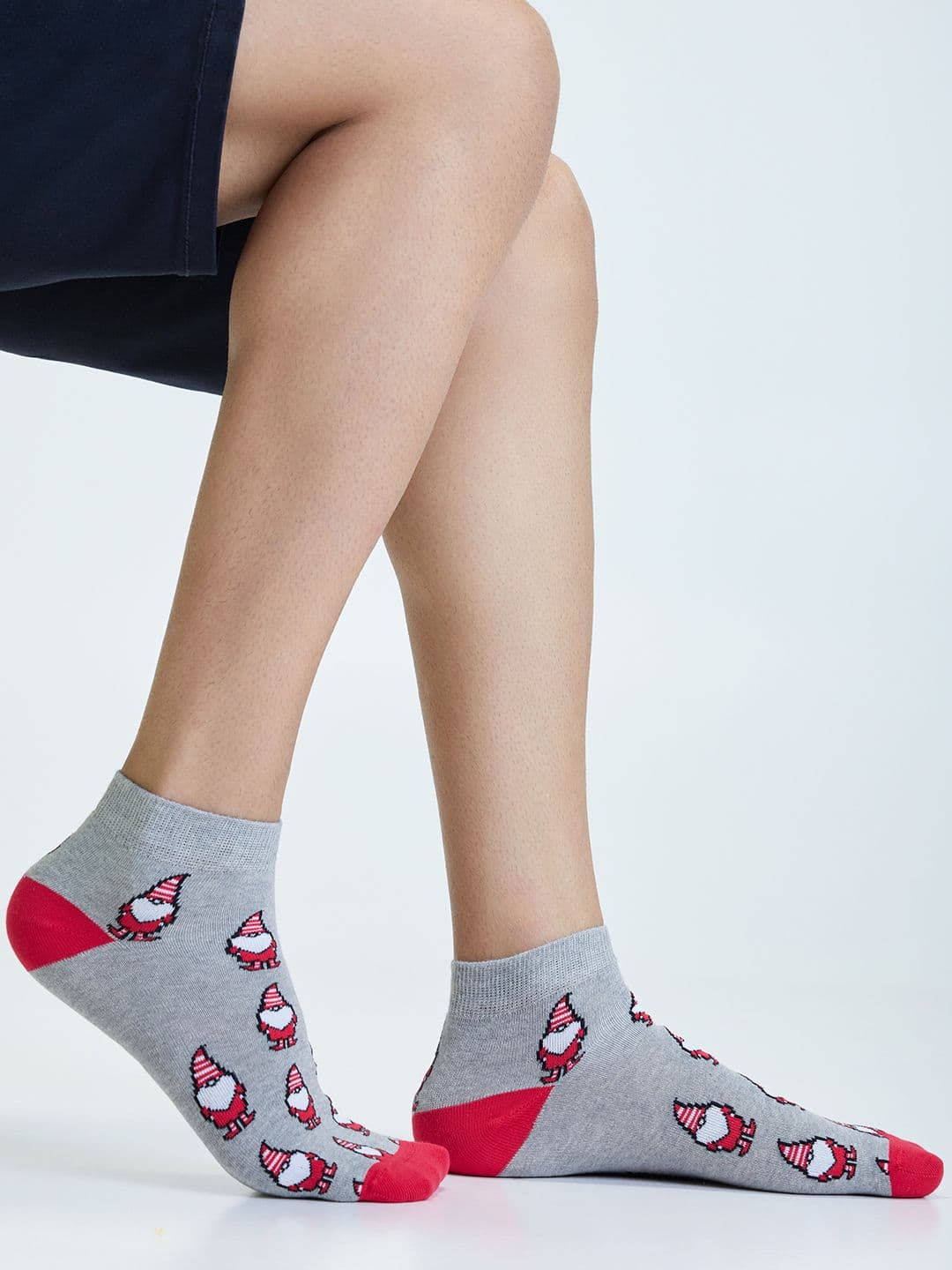 Mint & Oak Unisex Patterned Ankle-Length Socks - view 1