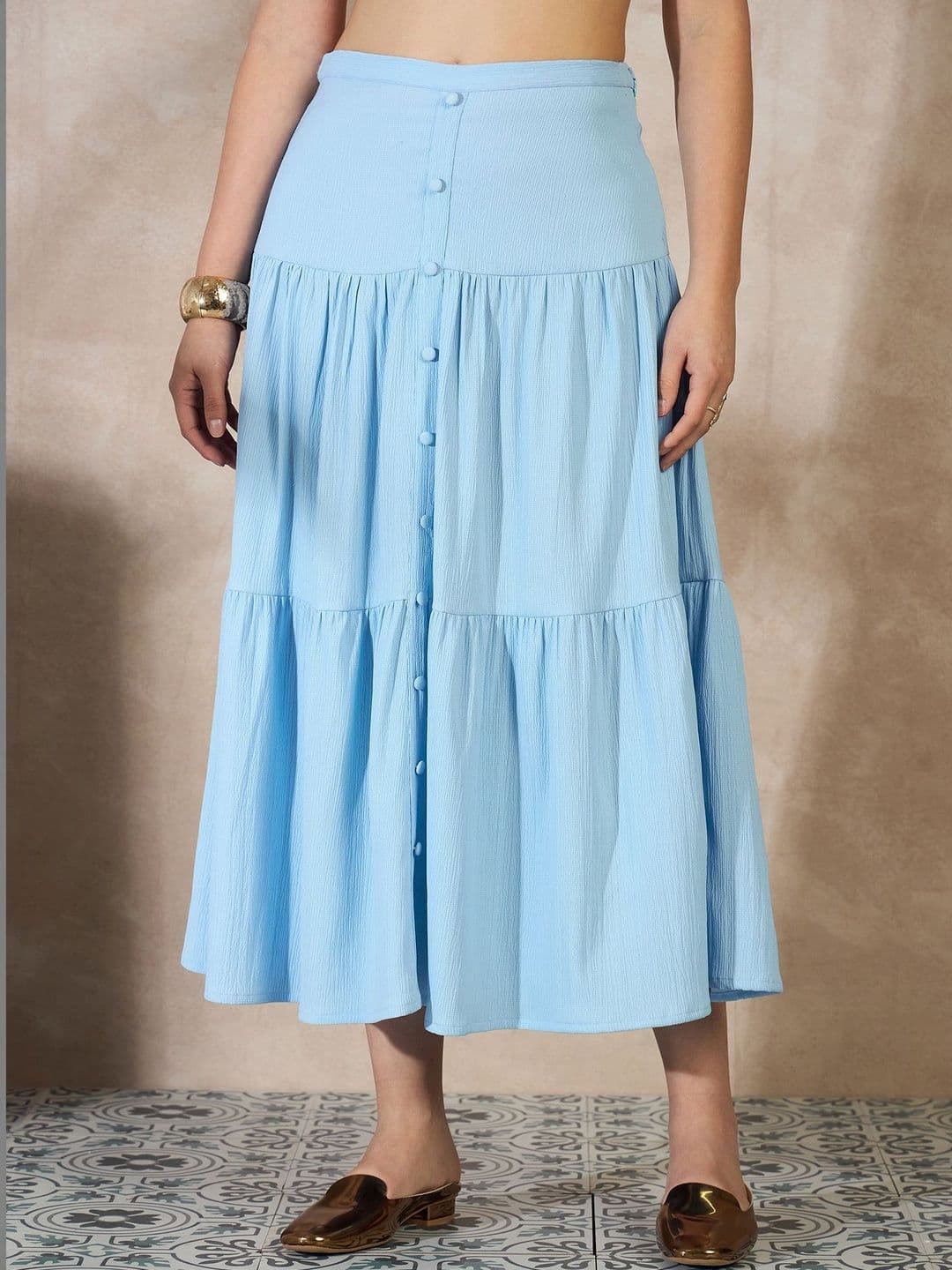 all about you Women Tiered Midi Tiered Skirt - view 1