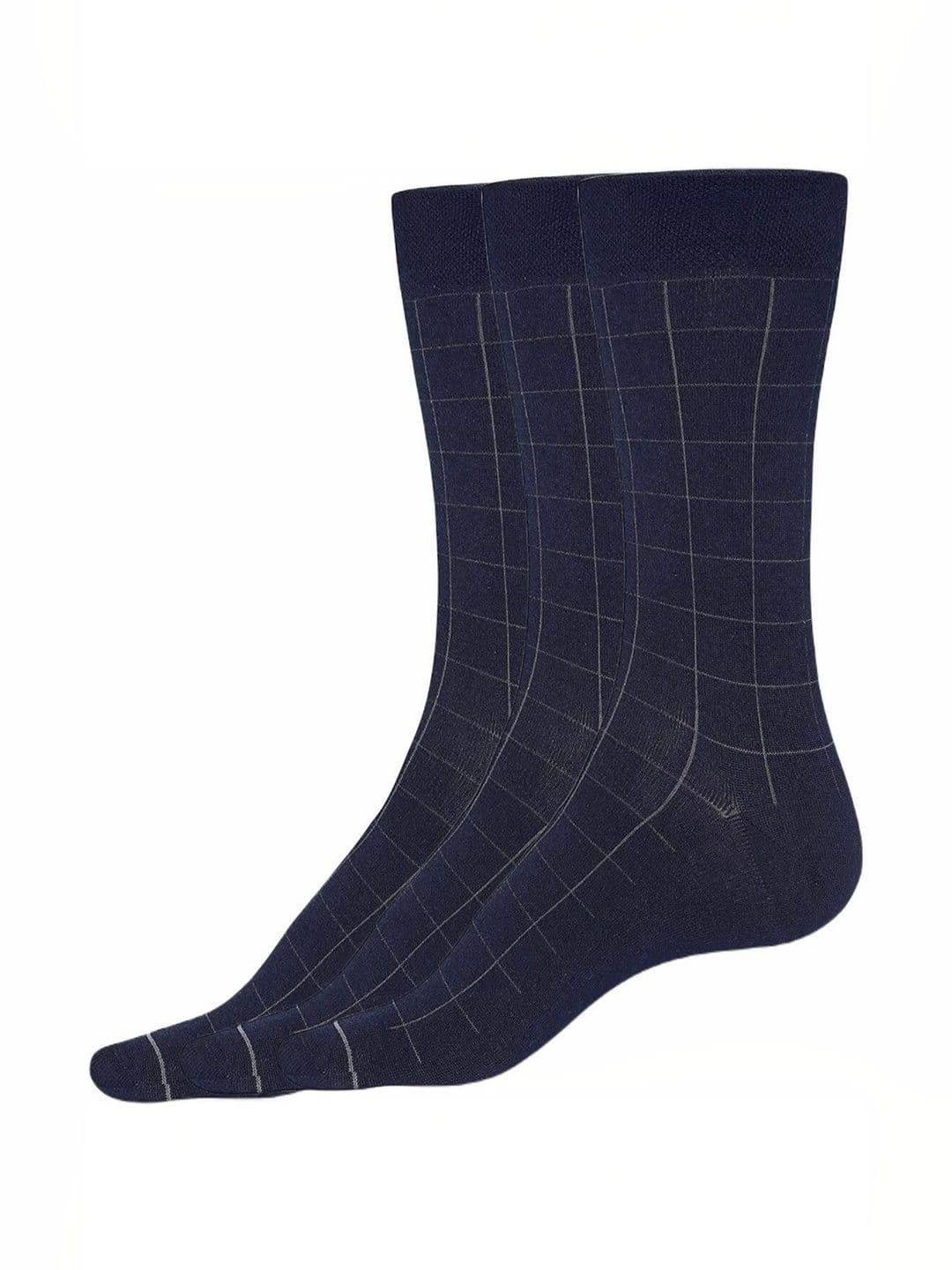 VAPINDIA Men Pack of 2 Checked Above Ankle Socks - view 1