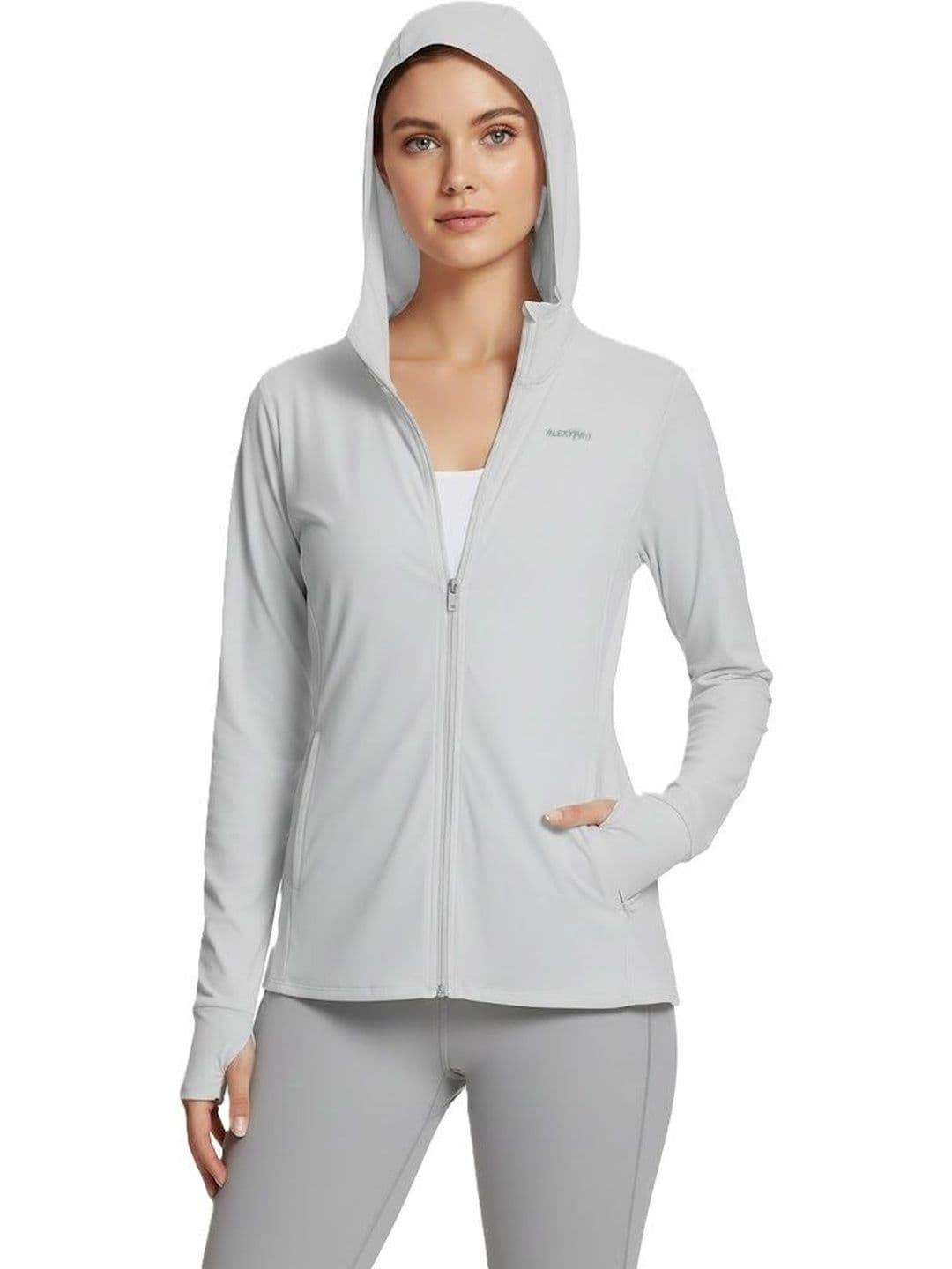 Alexvyan Women Lightweight Running Knitted Jacket - view 1