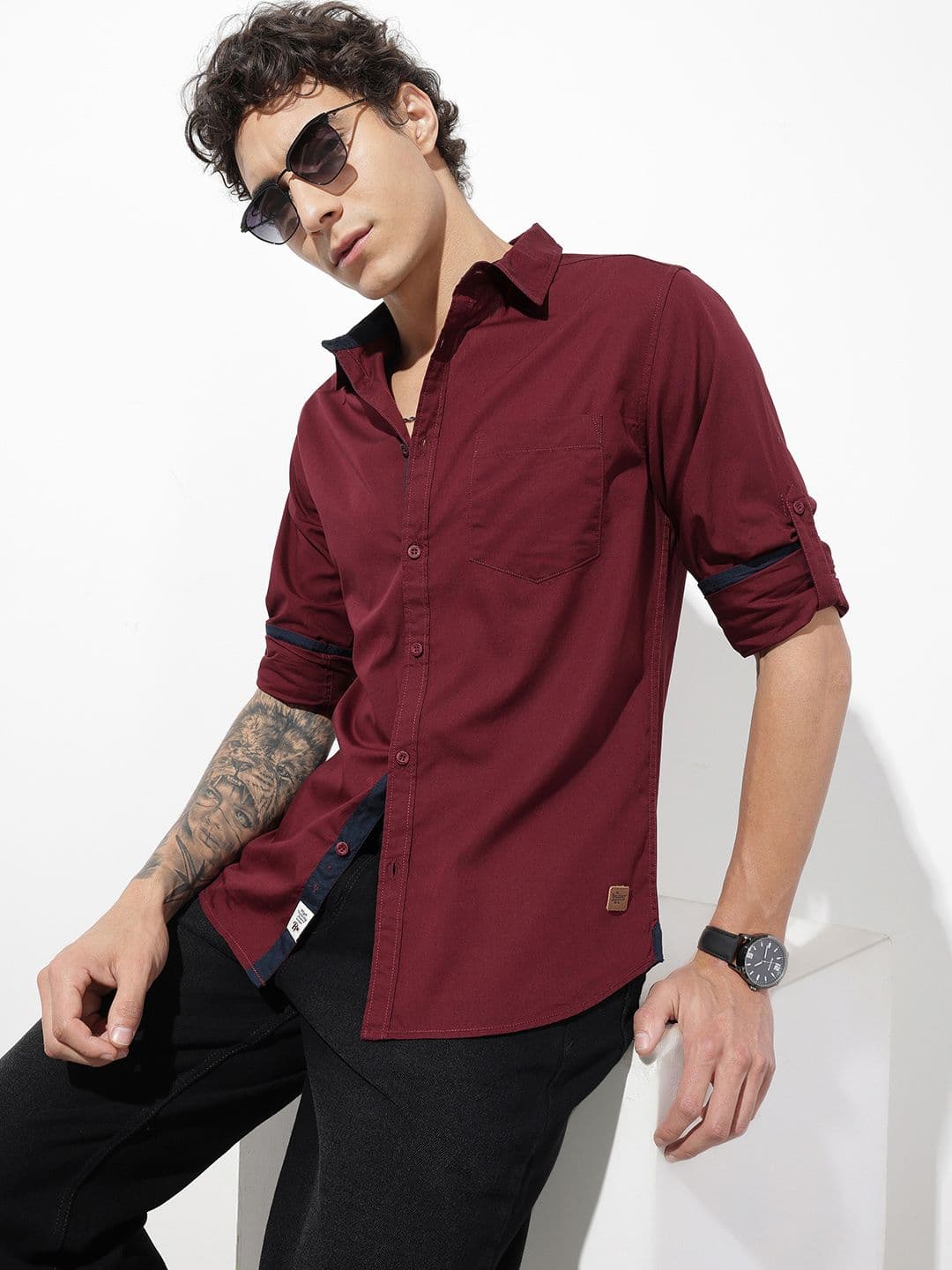 The Roadster Life Co. Pure Cotton Casual Shirt - view 1