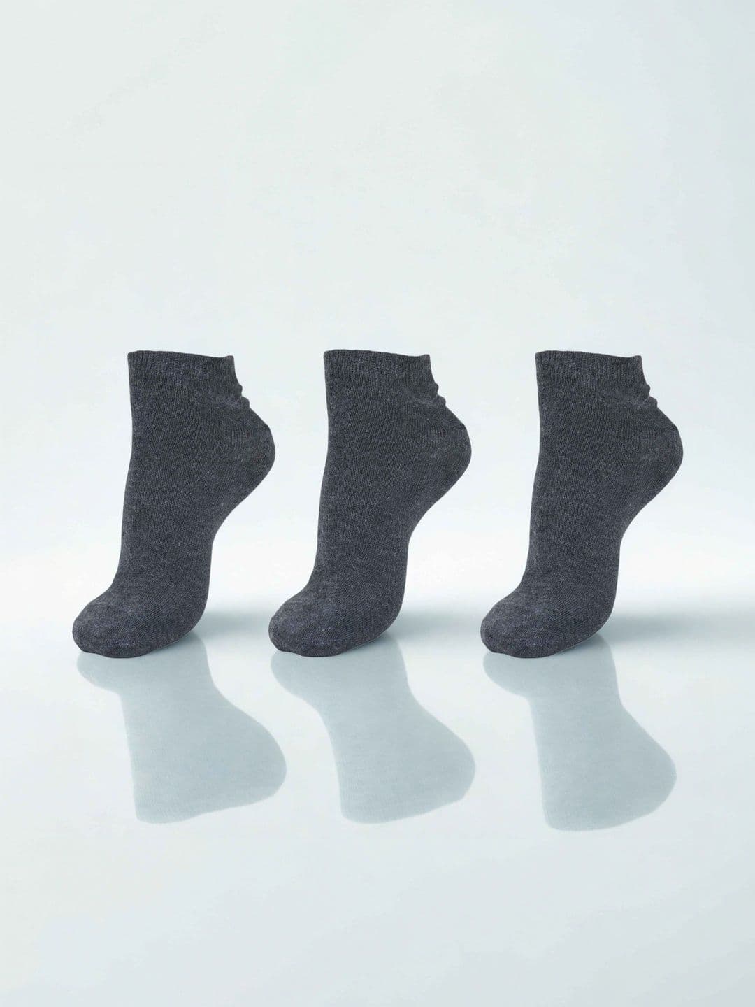 MJE Men Pack of 3 Cotton Blend Ankle Length Socks - view 1