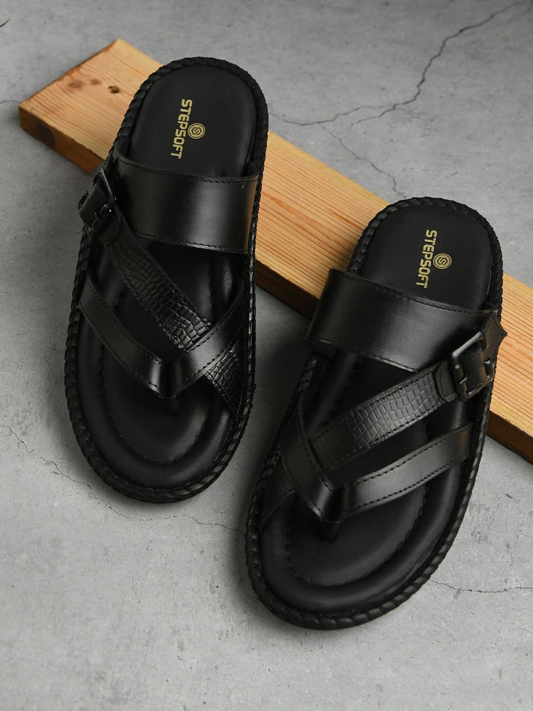 STEPSOFT Men Comfort Sandals with Soft Cushioned Footbed - view 1