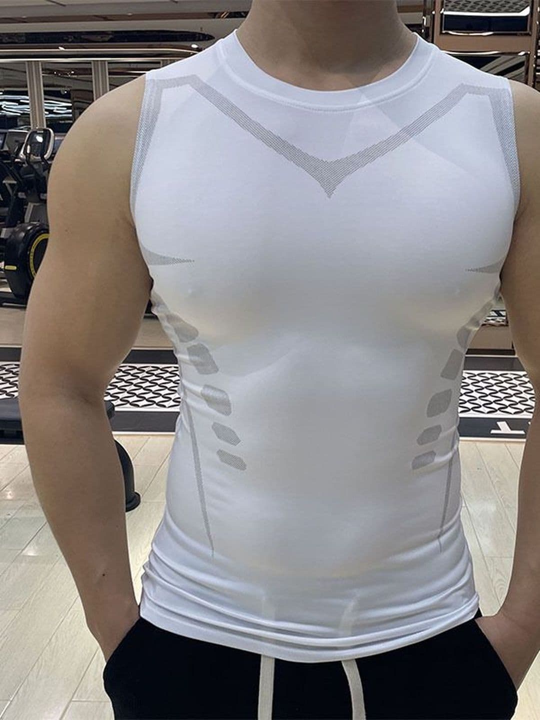 StyleCast Flex Men Abstract Muscle Fit T-shirt - view 1