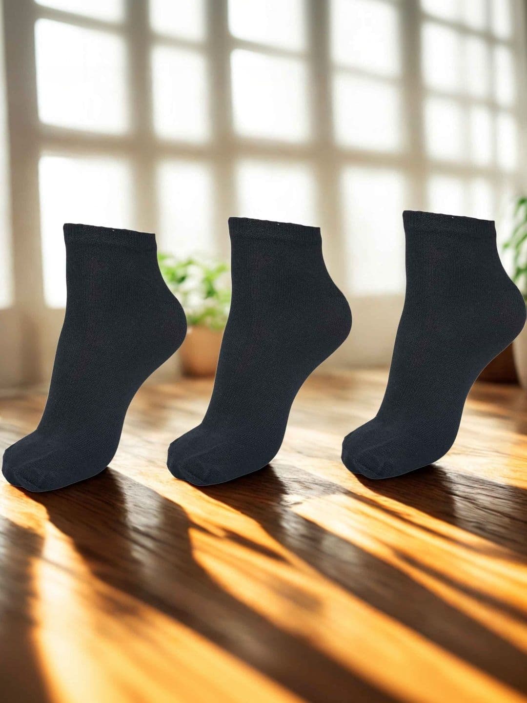 MJE Men Pack of 3 Ankle Length Socks - view 1