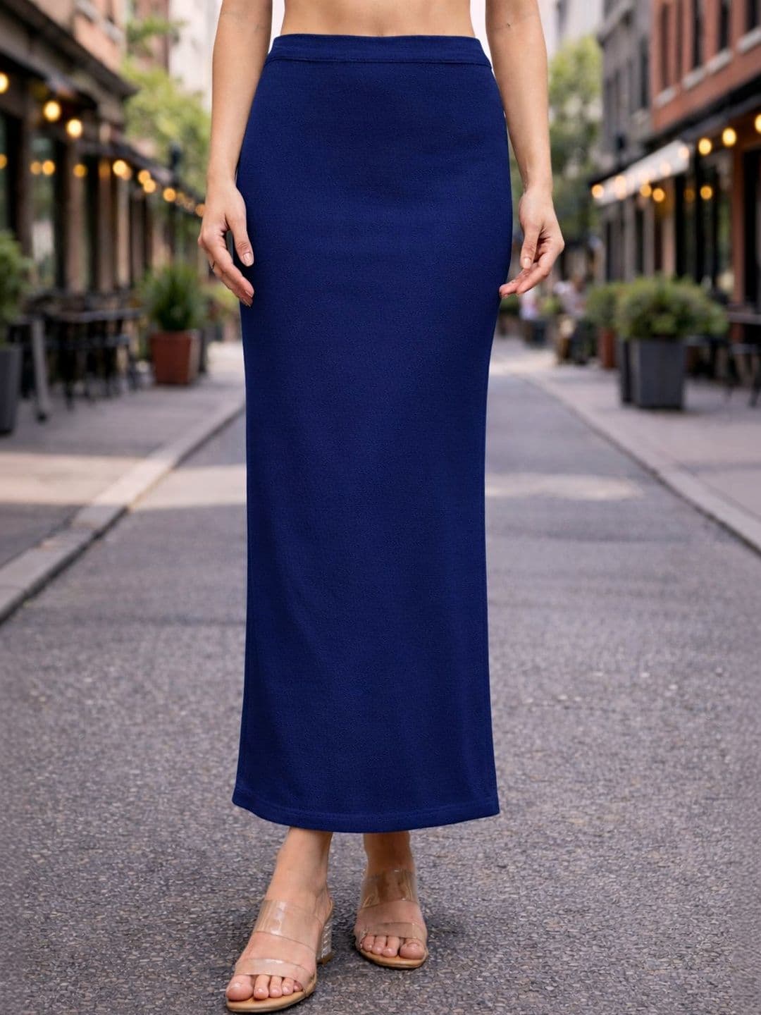 KASHIAN Women Back Slit Maxi Pencil Skirt - view 1