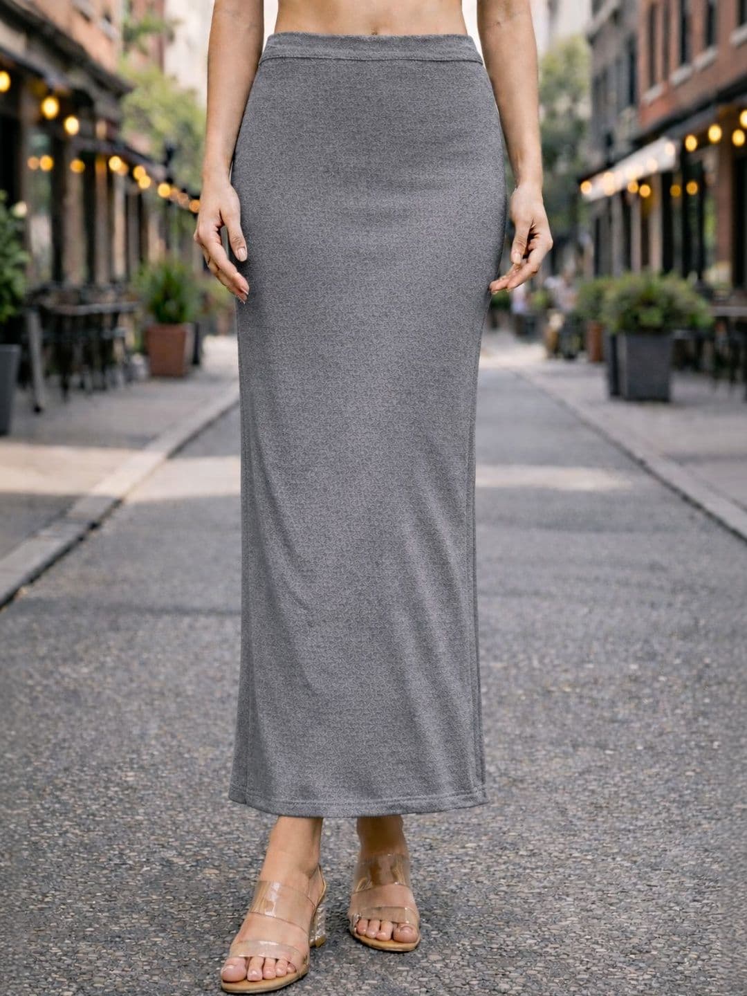 KASHIAN Women Back Slit Maxi Pencil Skirt - view 1