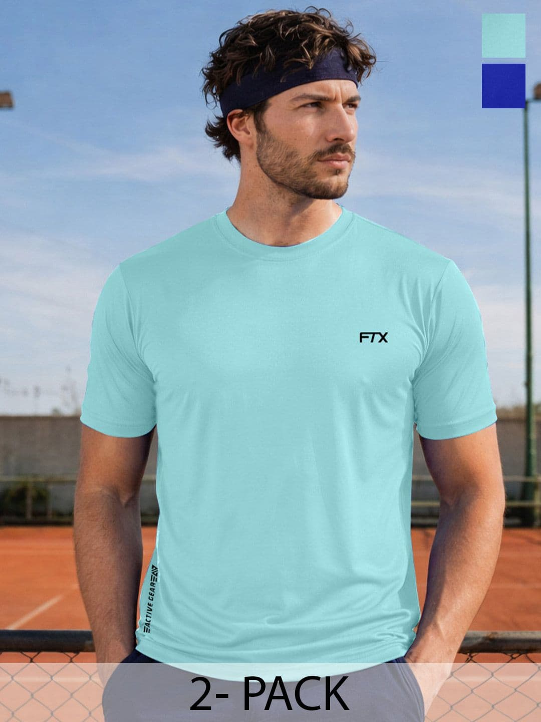 FTX Men Brand Logo 2 Printed Dri-FIT T-shirt - view 1