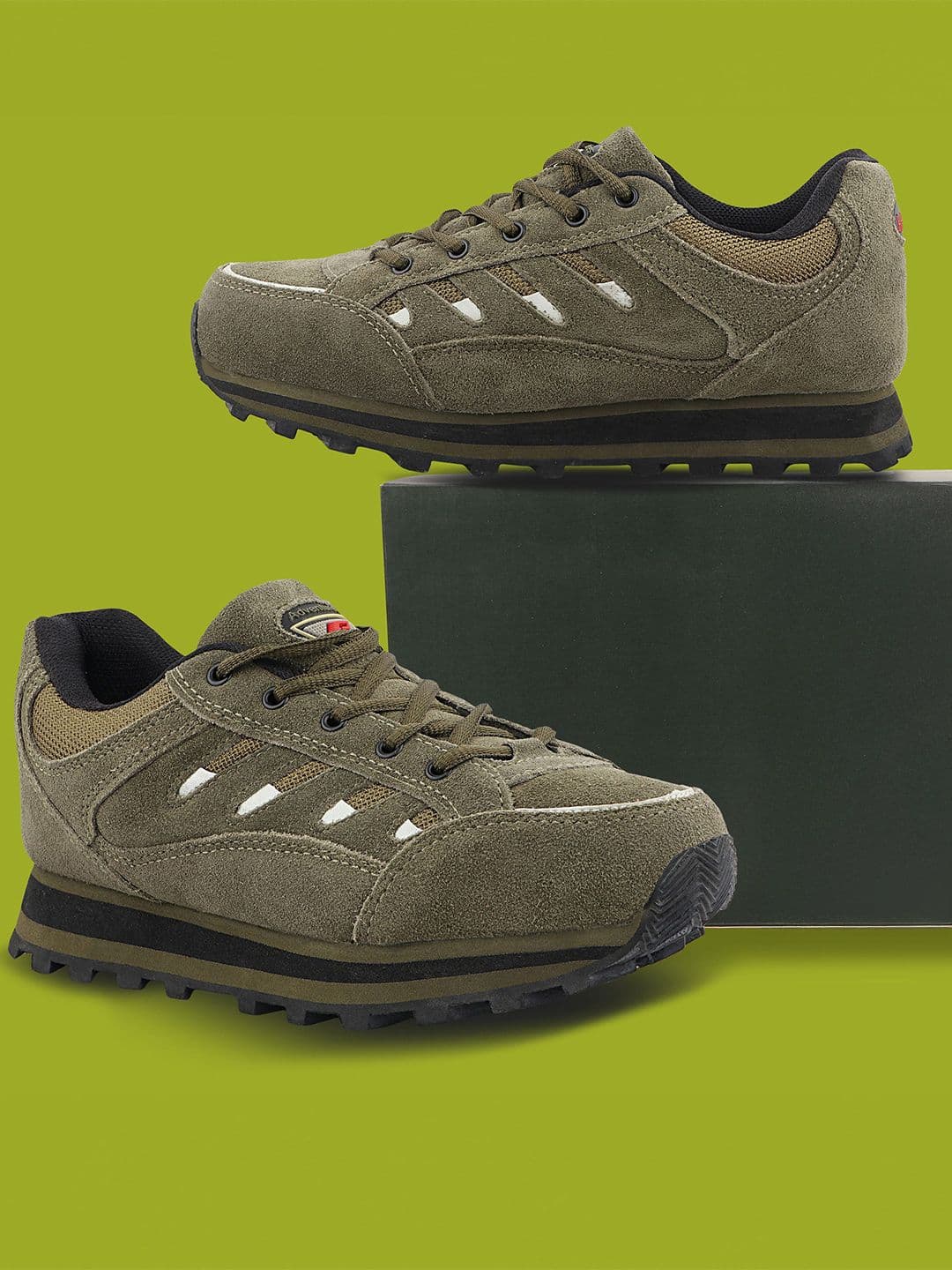 Lakhani Vardaan Men Suede Trekking Non-Marking Shoes - view 1
