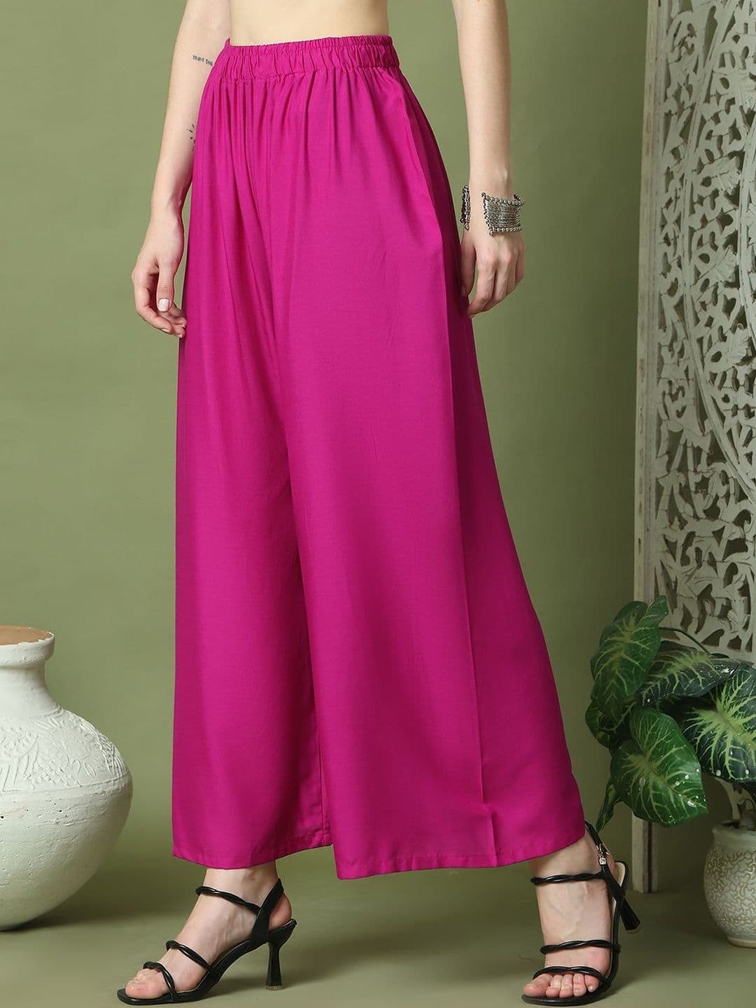 KALINI Women Ethnic Palazzos - view 1